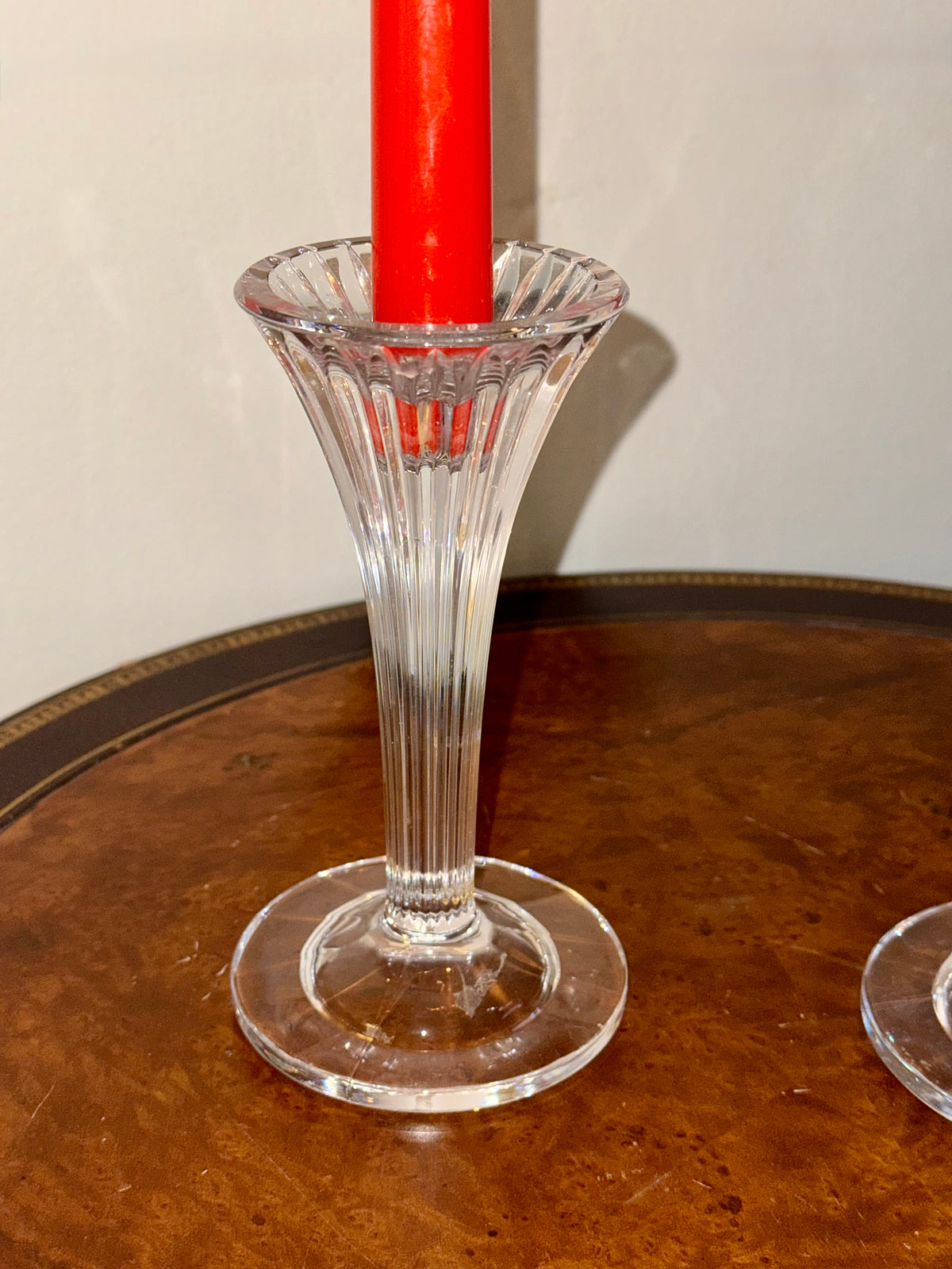 Marquis by Waterford Crystal Taper Candle Holders, Pair