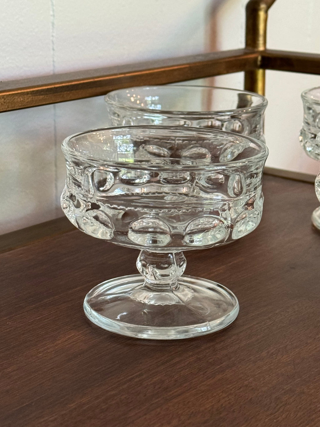 Champagne Glass by Tiffin, King’s Crown Collection / Set of 4 / 1940s-60s
