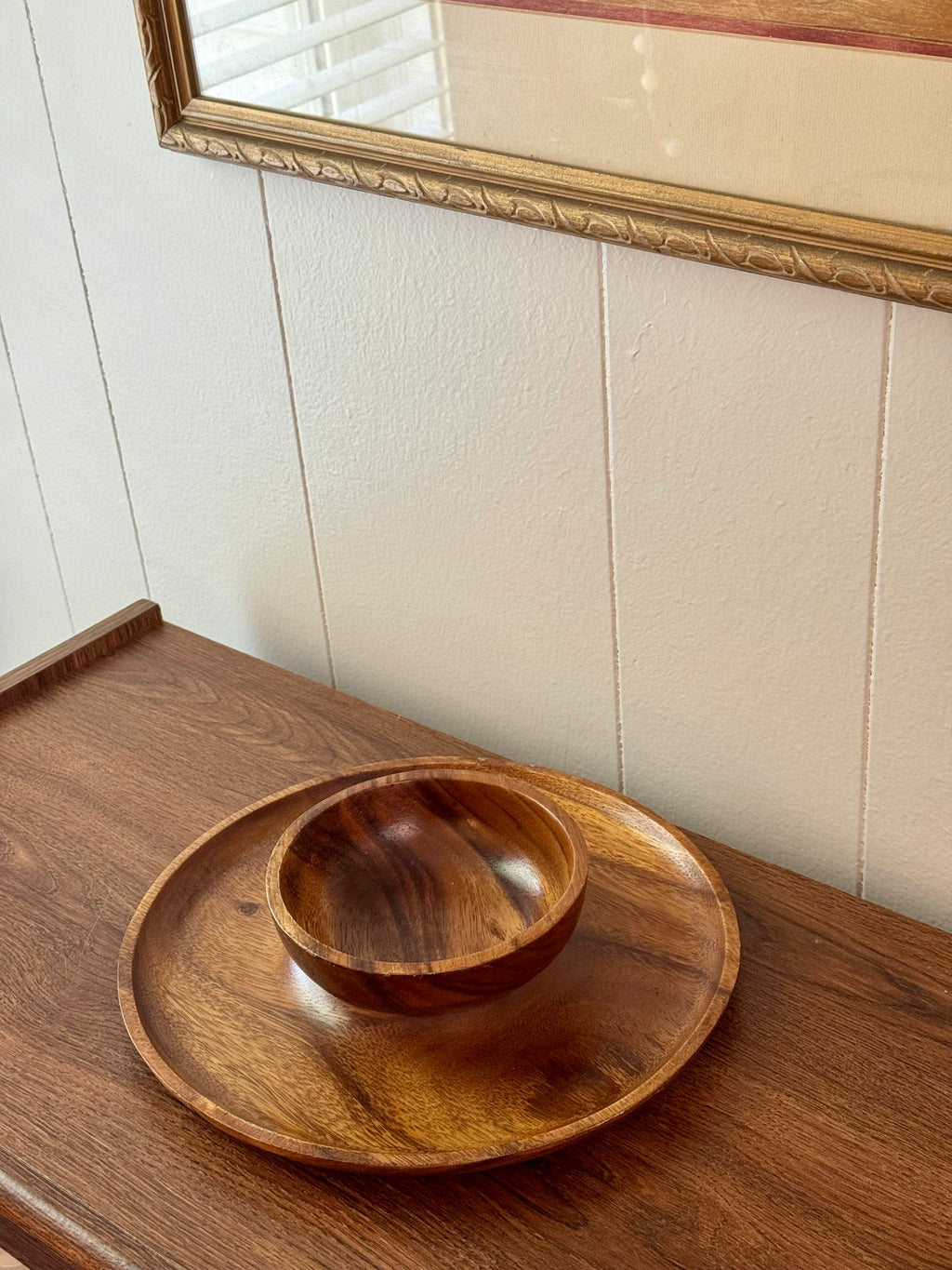 Wood Tabletop Collection / Wood Trays, Bowls, and Candle Holders