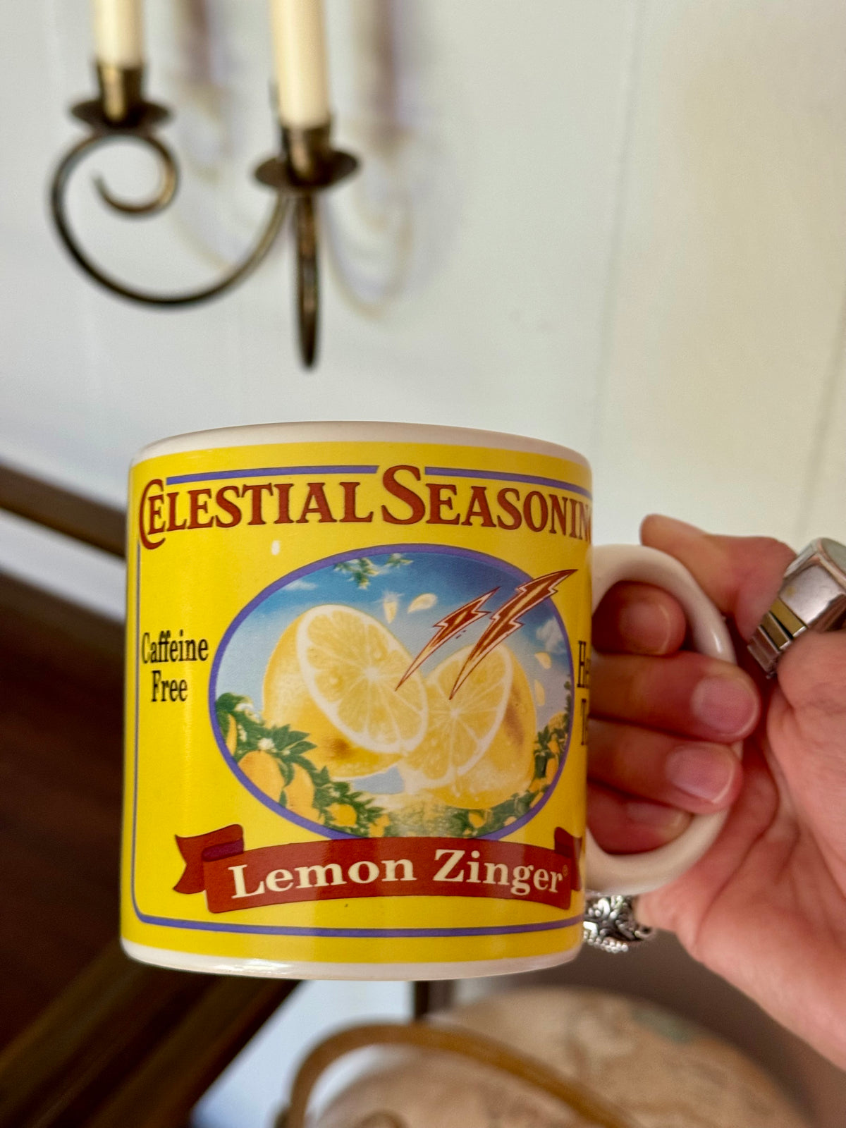 Vintage Celestial Seasonings Lemon Zinger Mug 🍋 ⚡