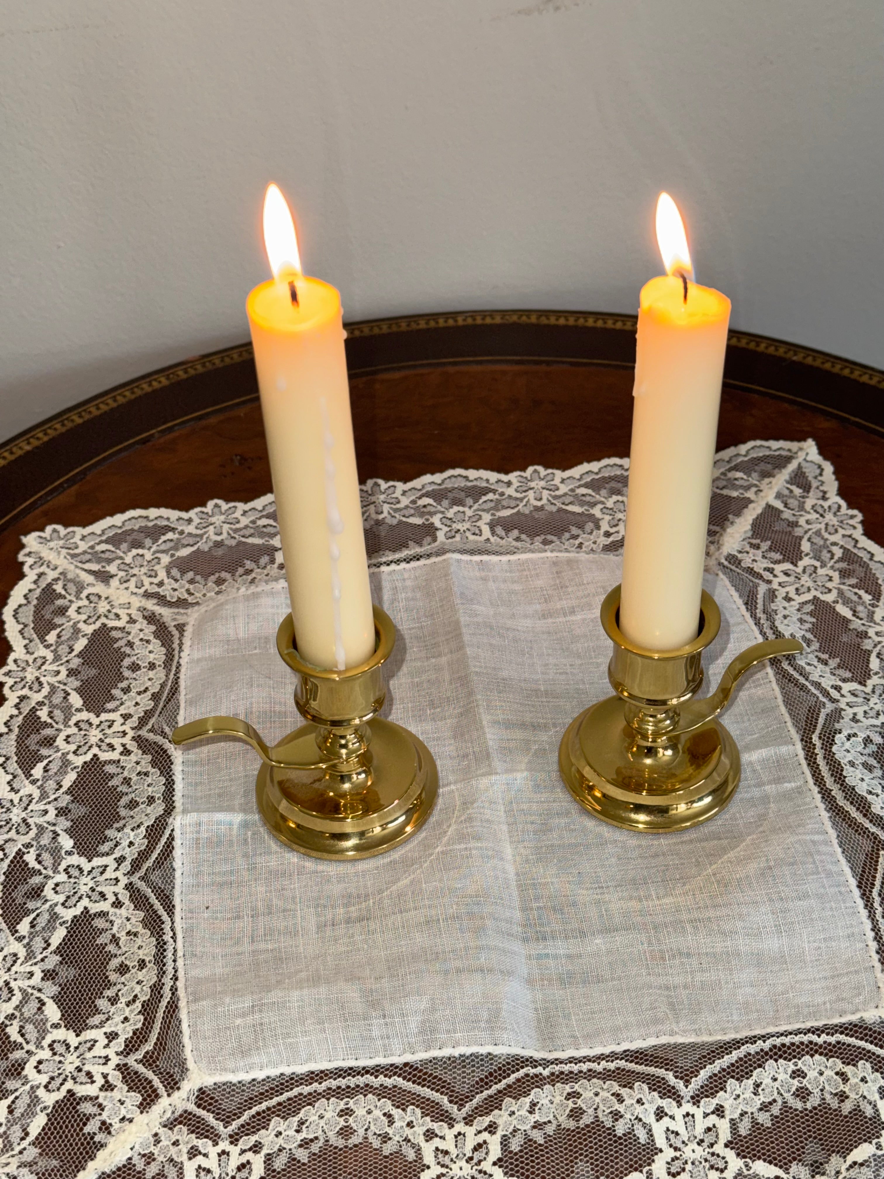 Vintage PartyLite Brass Candlestick Holder, Set of 2 🕯️