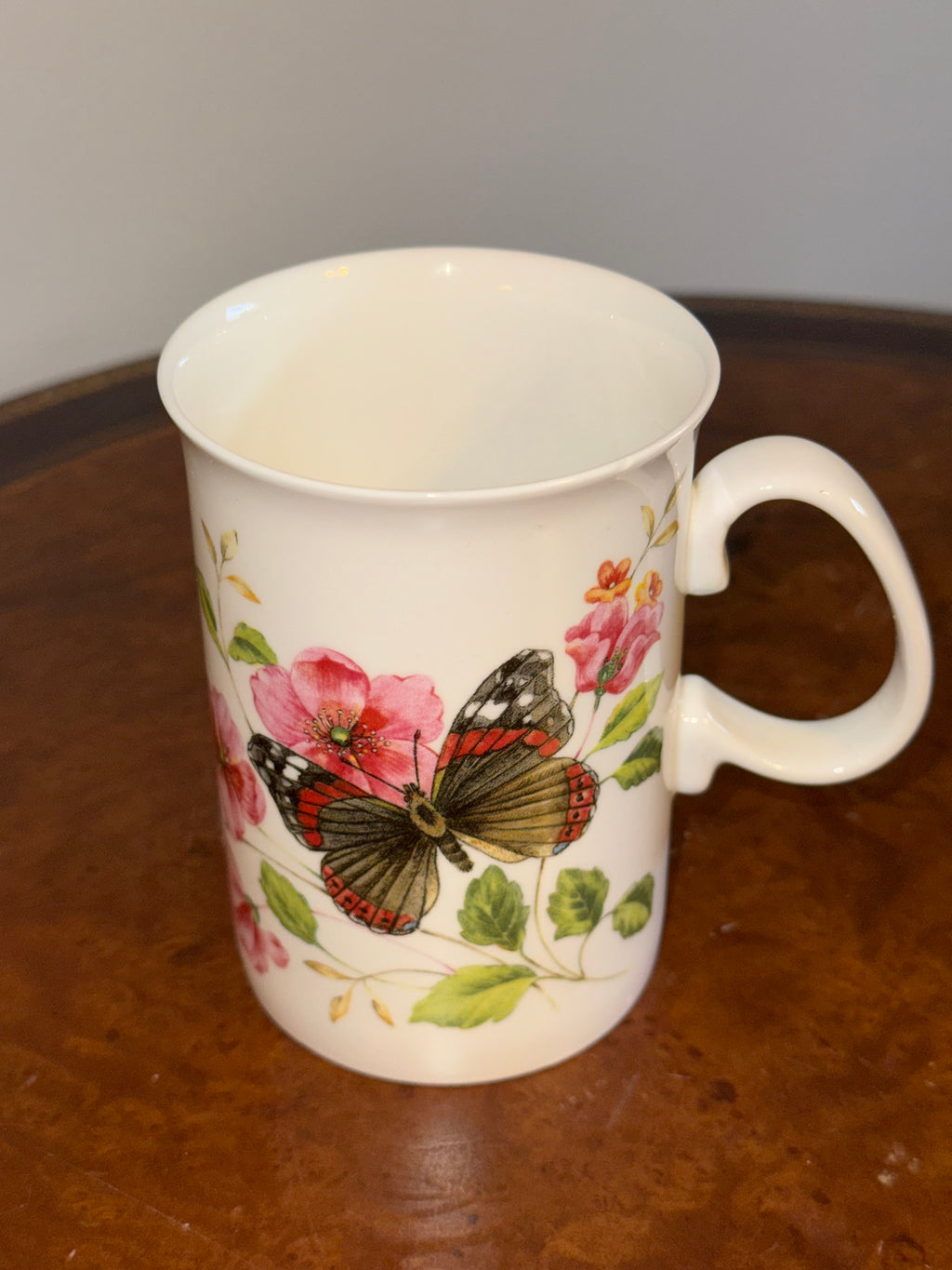 Butterfly & Floral Duchess Bone China Mug 🦋