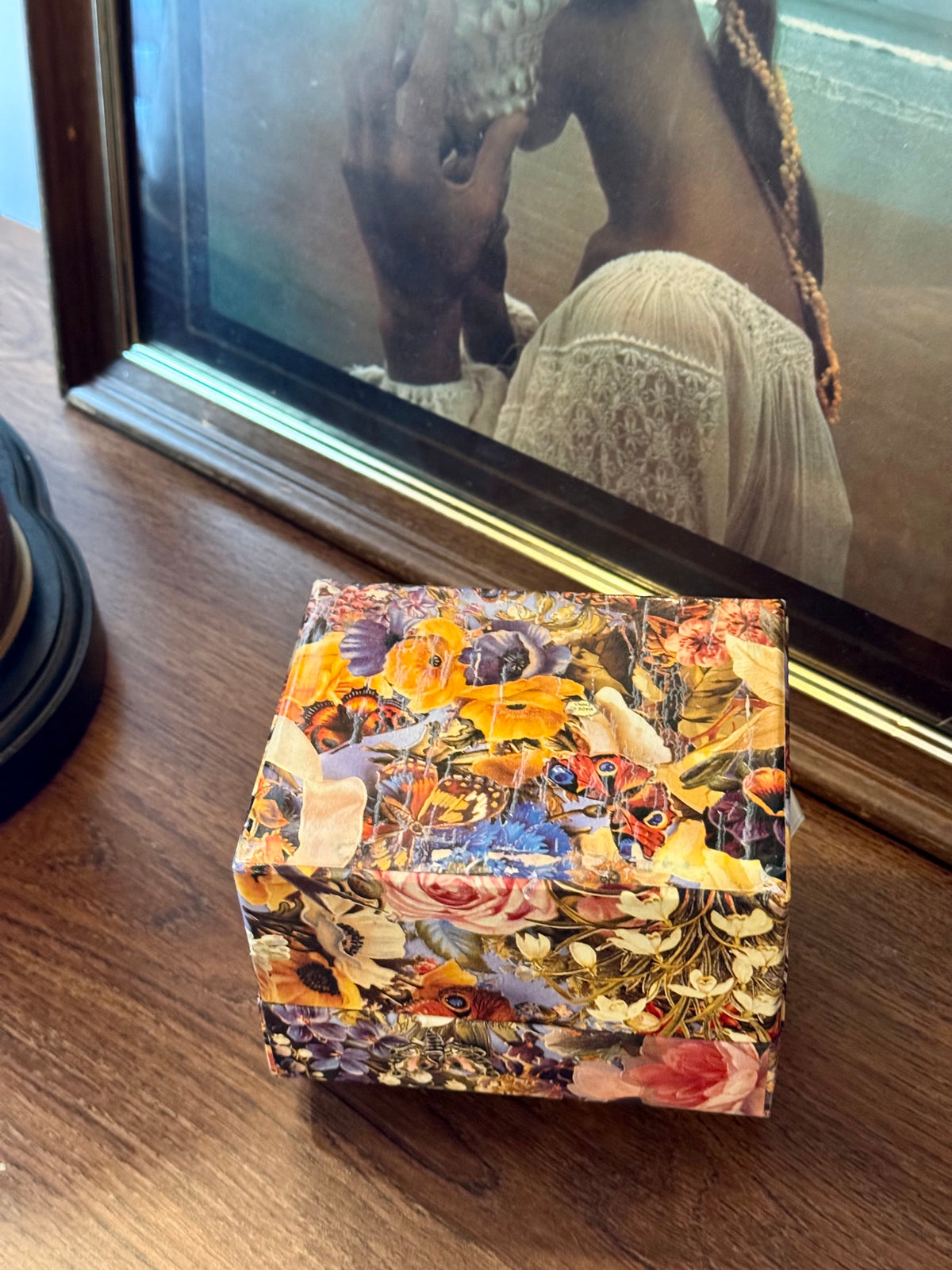 Vintage Floral Butterfly Jewelry Box ˚˖𐦍˖˚ 𓍢🌷͙֒