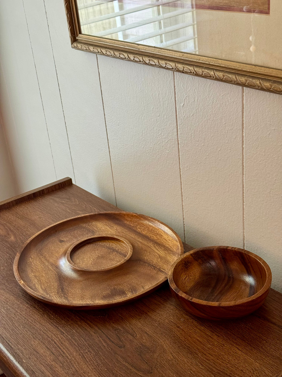 Wood Tabletop Collection / Wood Trays, Bowls, and Candle Holders