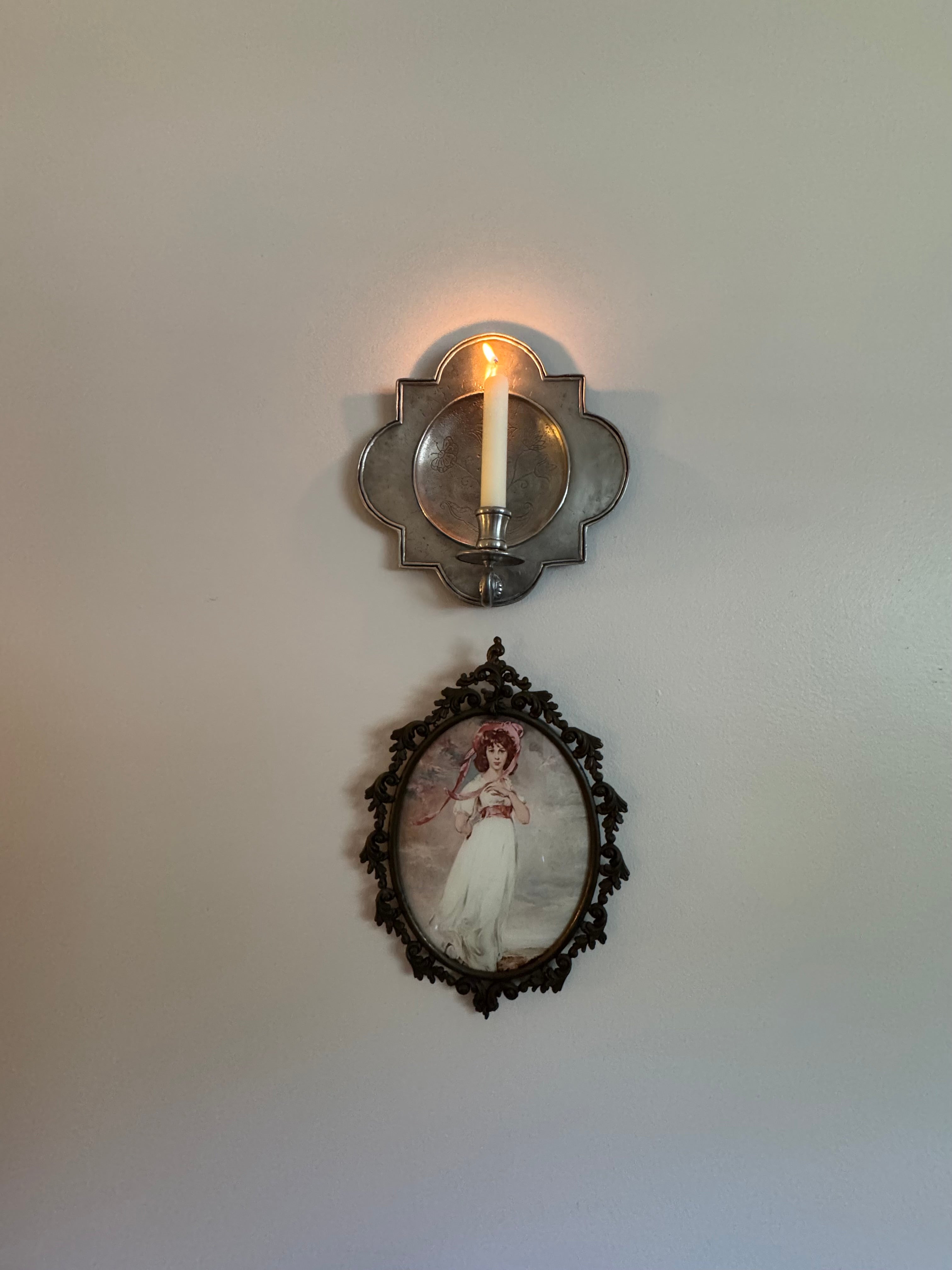 Vintage Brass Frame Gainsborough's "Pinkie"