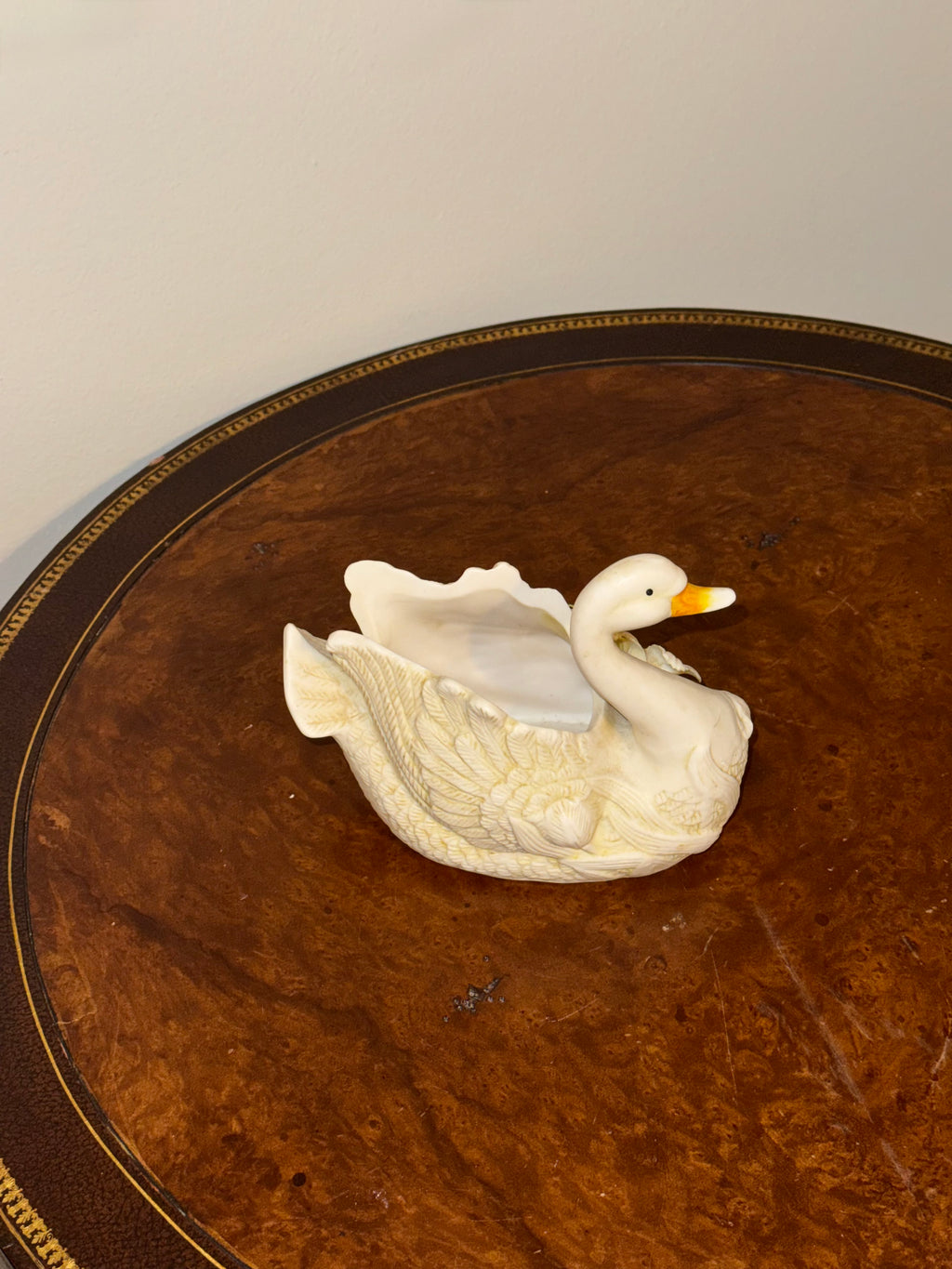 Vintage Swan Trinket Dish K’s Collection
