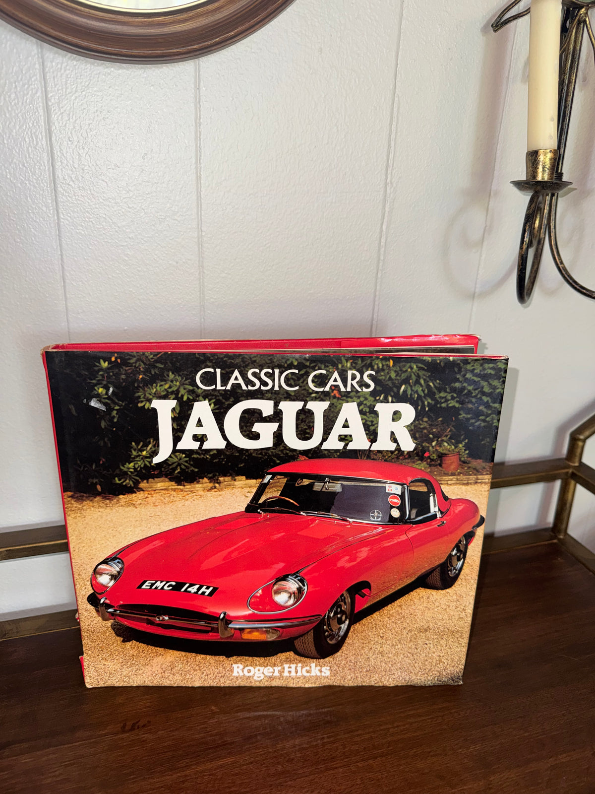 Vintage “Classic Cars Jaguar” by Roger Hicks Coffee Table Book 1983