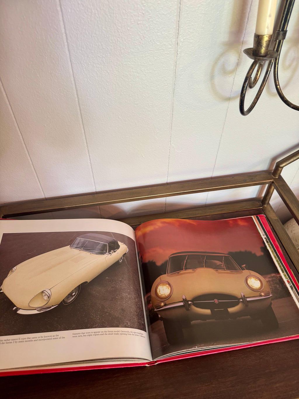 Vintage “Classic Cars Jaguar” by Roger Hicks Coffee Table Book 1983