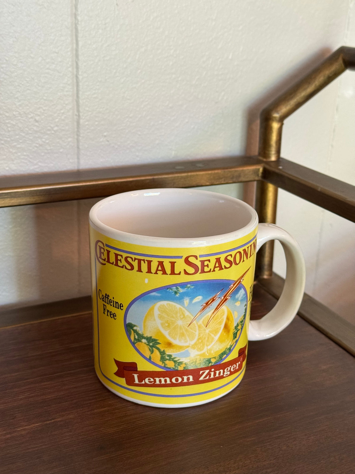 Vintage Celestial Seasonings Lemon Zinger Mug 🍋 ⚡
