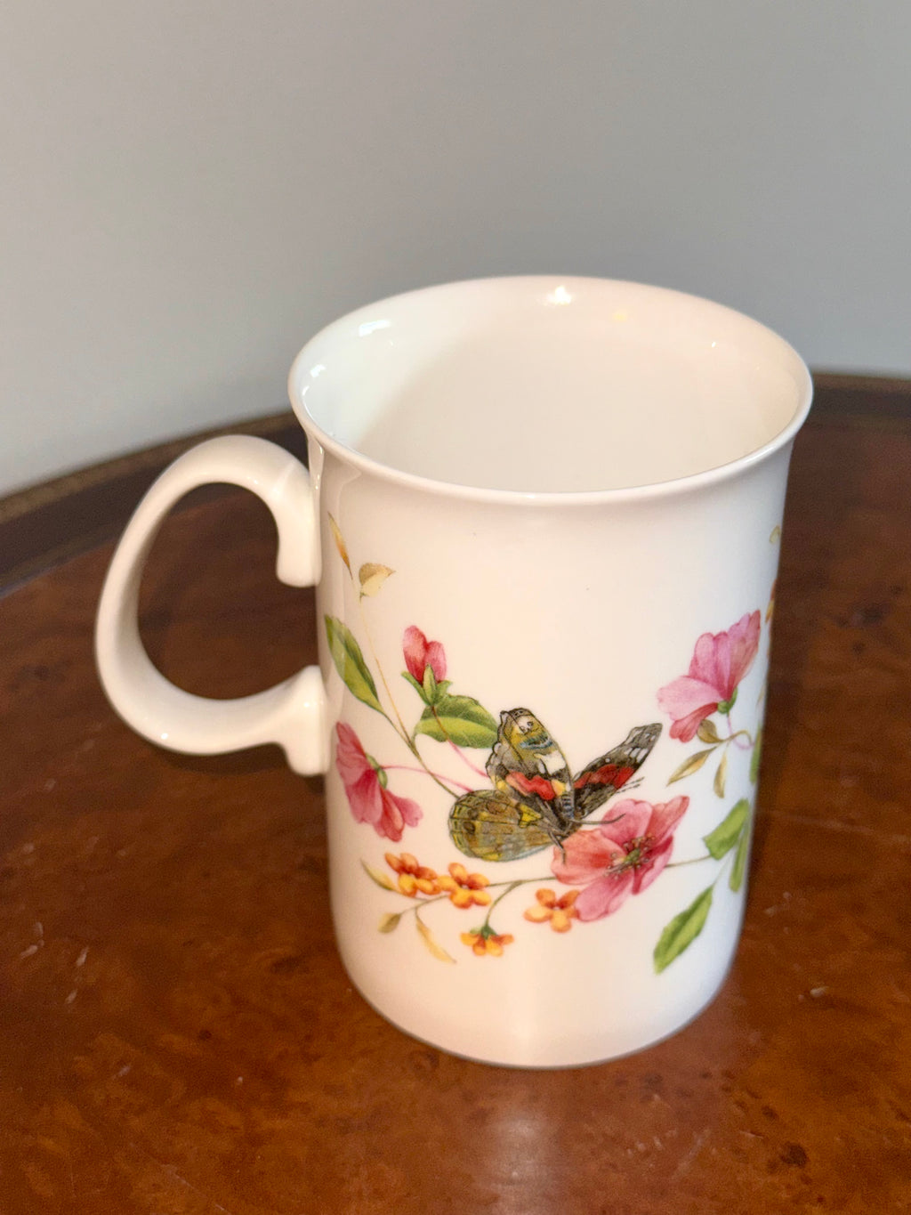 Butterfly & Floral Duchess Bone China Mug 🦋
