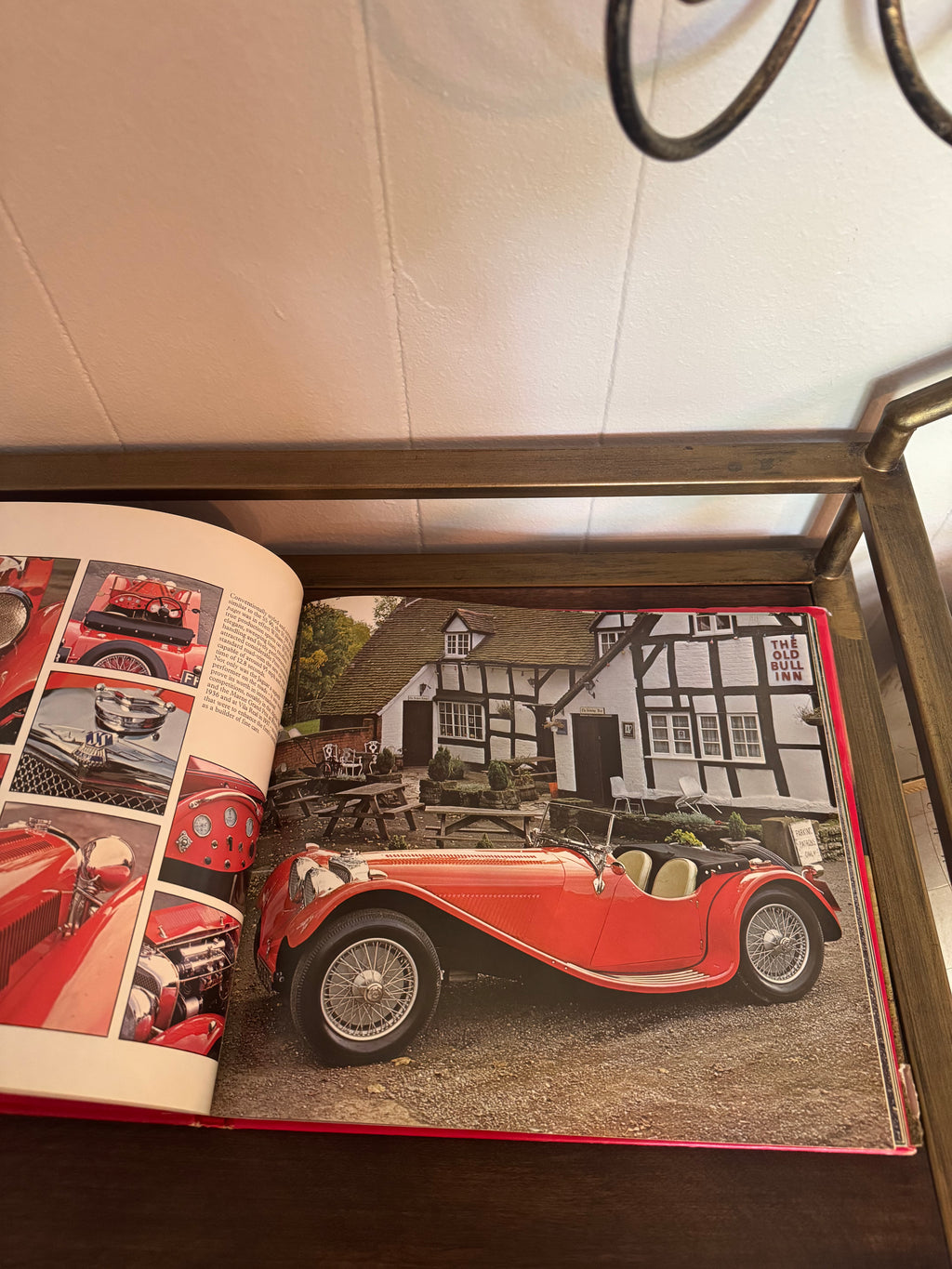 Vintage “Classic Cars Jaguar” by Roger Hicks Coffee Table Book 1983