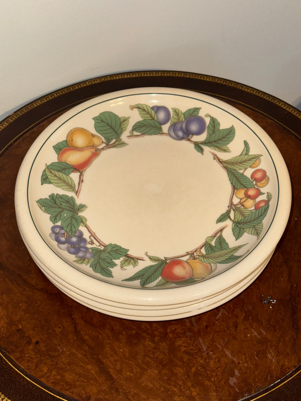 Vintage Epoch by Noritake “Wholesome” Pattern Dinner Plates Made in Korea / Oven to Table / Oven Safe / Set of 4