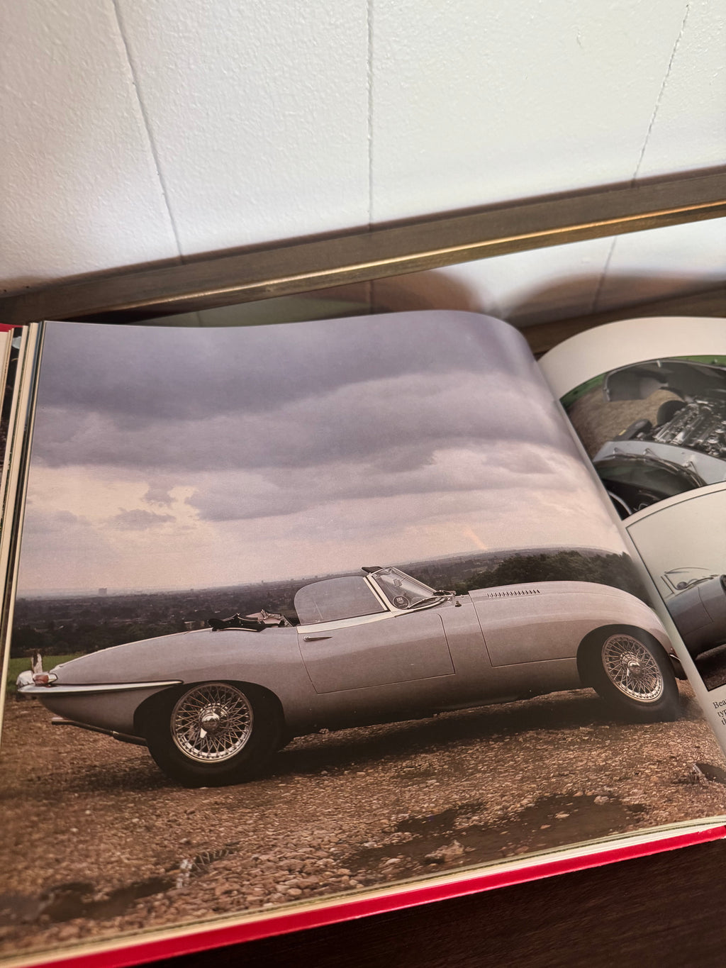 Vintage “Classic Cars Jaguar” by Roger Hicks Coffee Table Book 1983