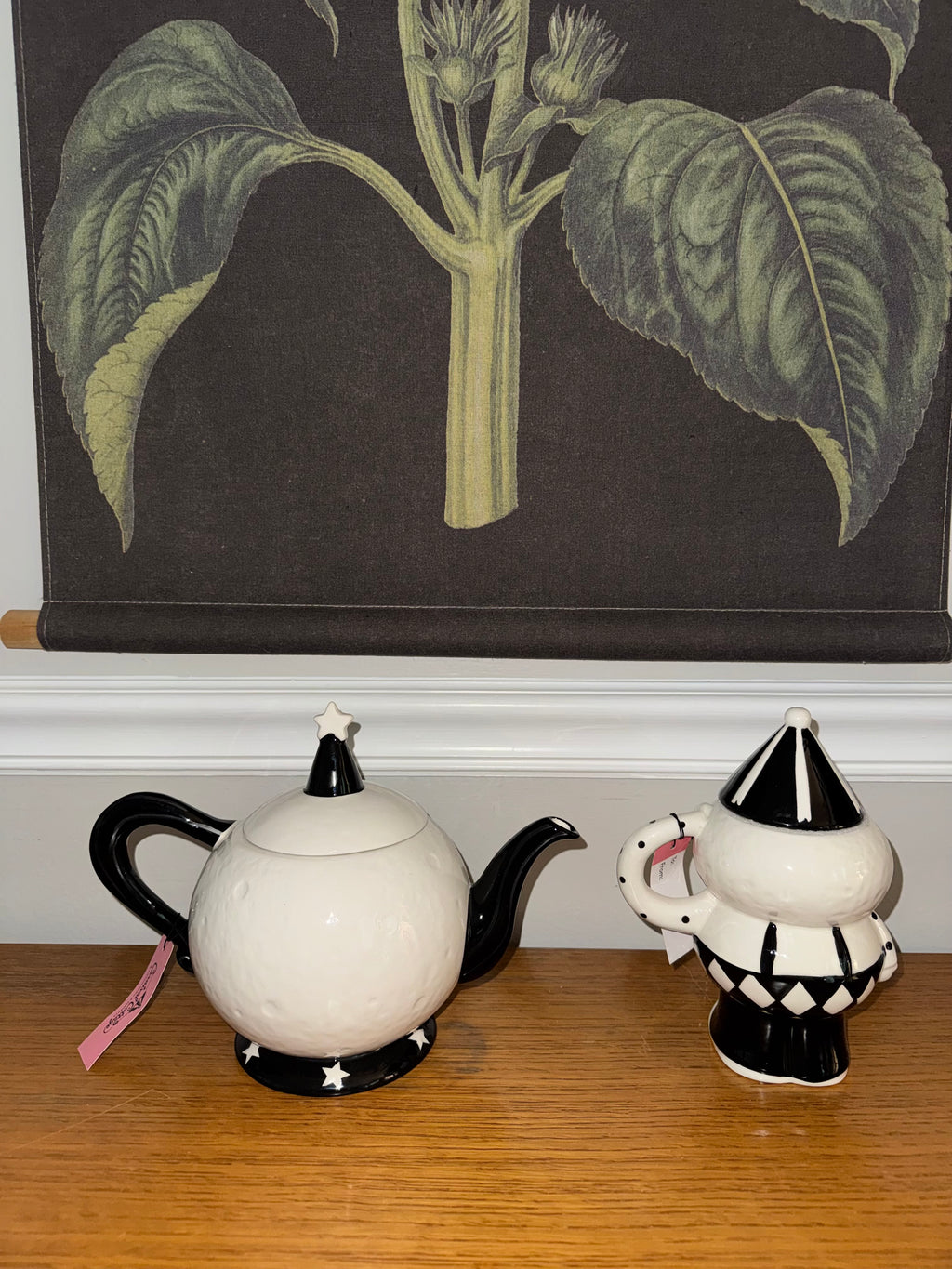 NWT Johanna Parker Carnival Cottage “Laughing Luna” Teapot and Mug Set