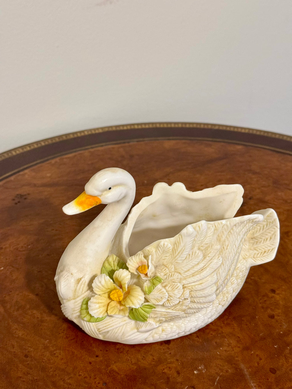 Vintage Swan Trinket Dish K’s Collection