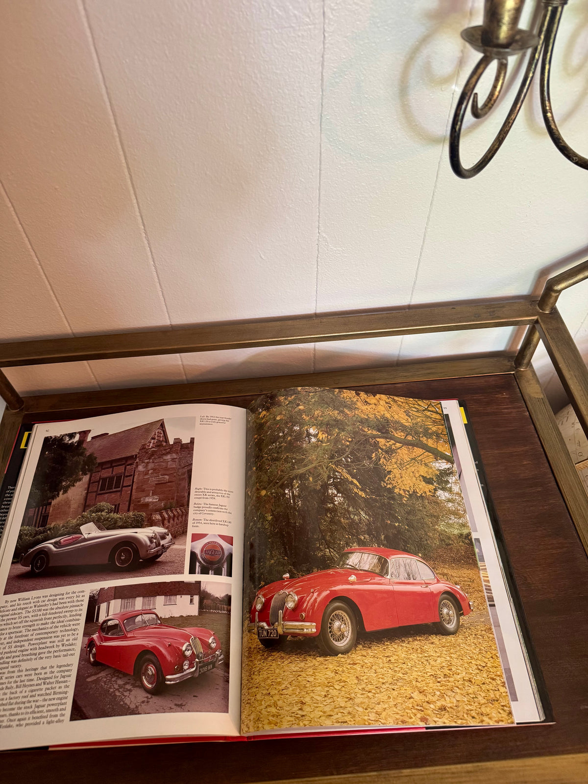 Vintage 1980s “Dream Cars” by Richard Nichols Coffee Table Book