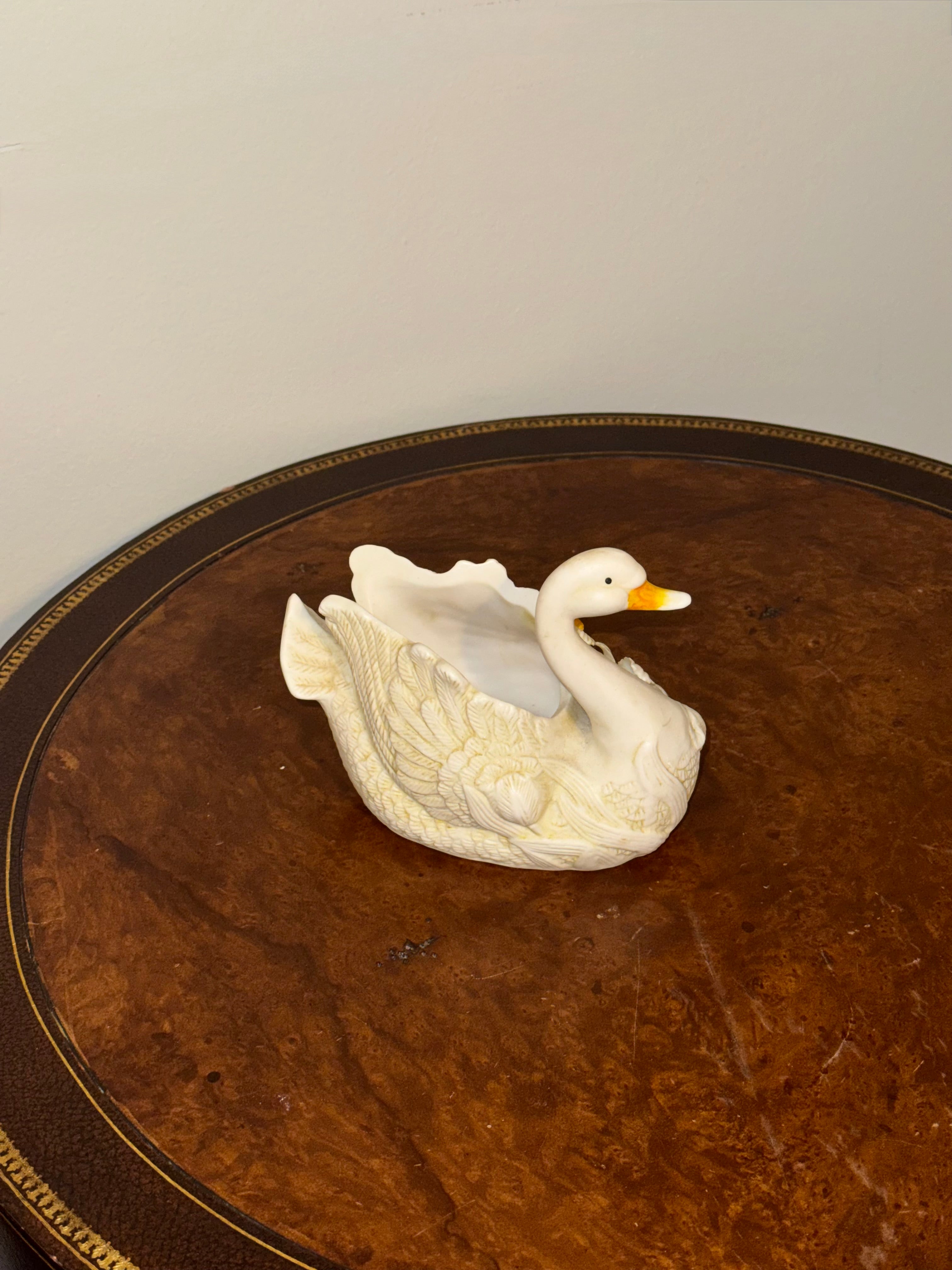 Vintage Swan Trinket Dish K’s Collection
