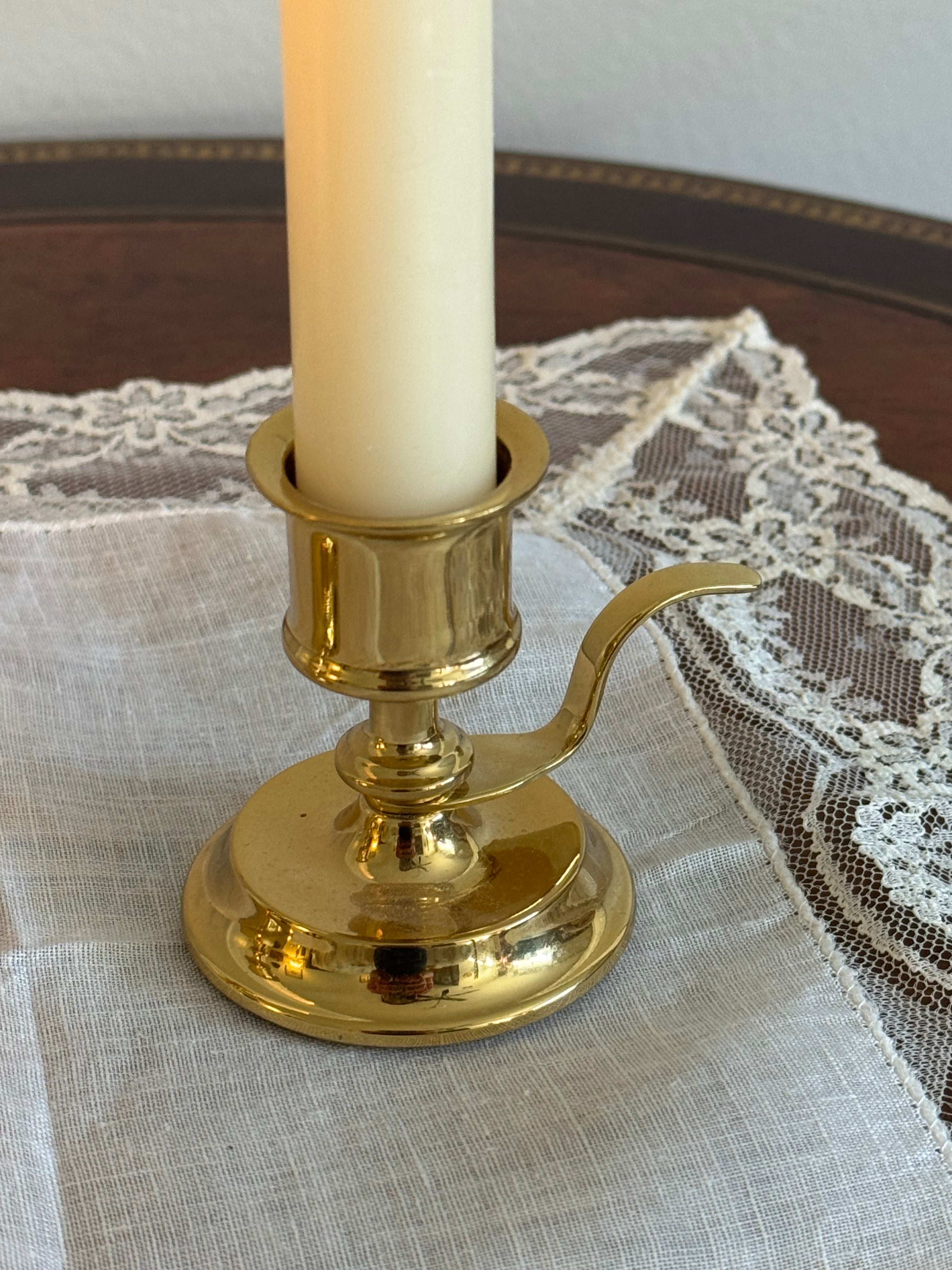 Vintage PartyLite Brass Candlestick Holder, Set of 2 🕯️