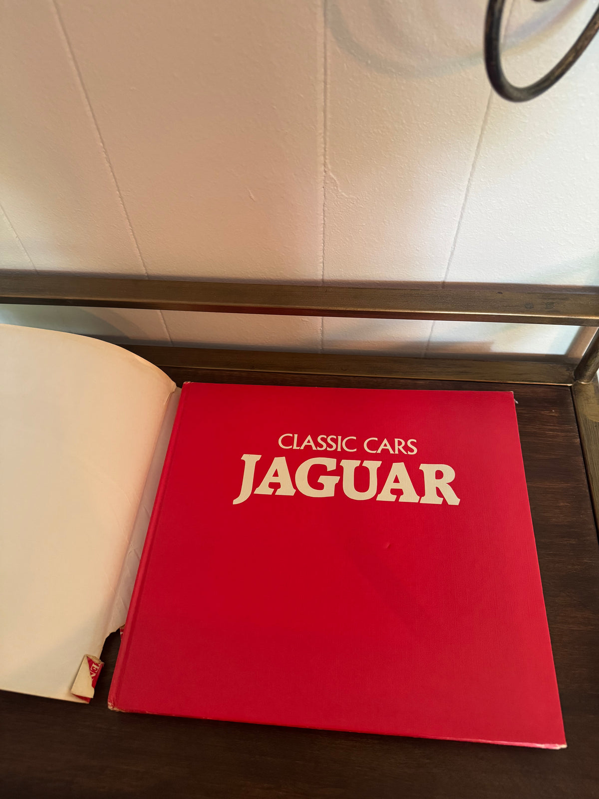 Vintage “Classic Cars Jaguar” by Roger Hicks Coffee Table Book 1983