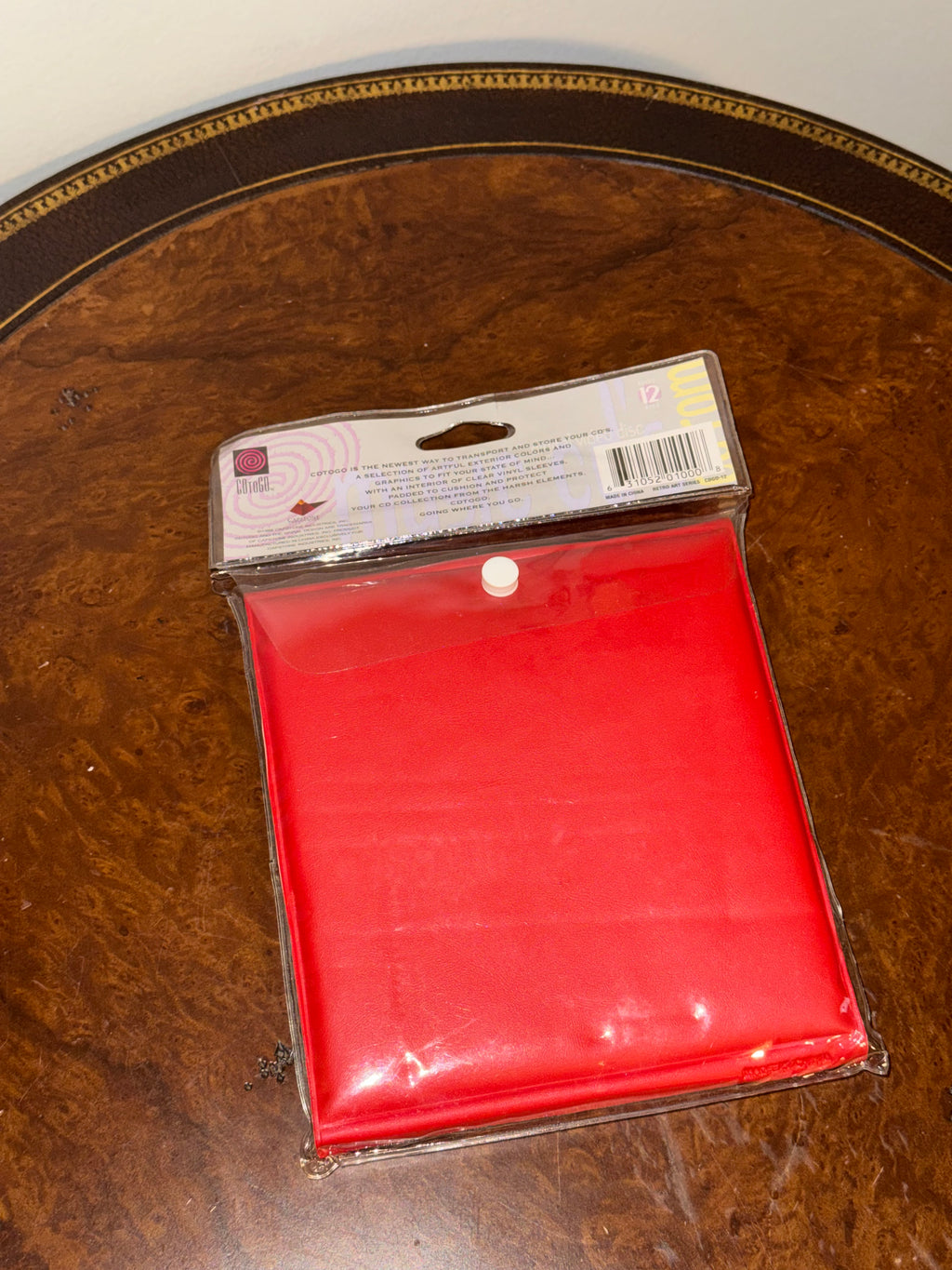 Vintage 1990s CDTOGO Brand CD Carrying Case / Moon Face Celestial RARE New in Packaging