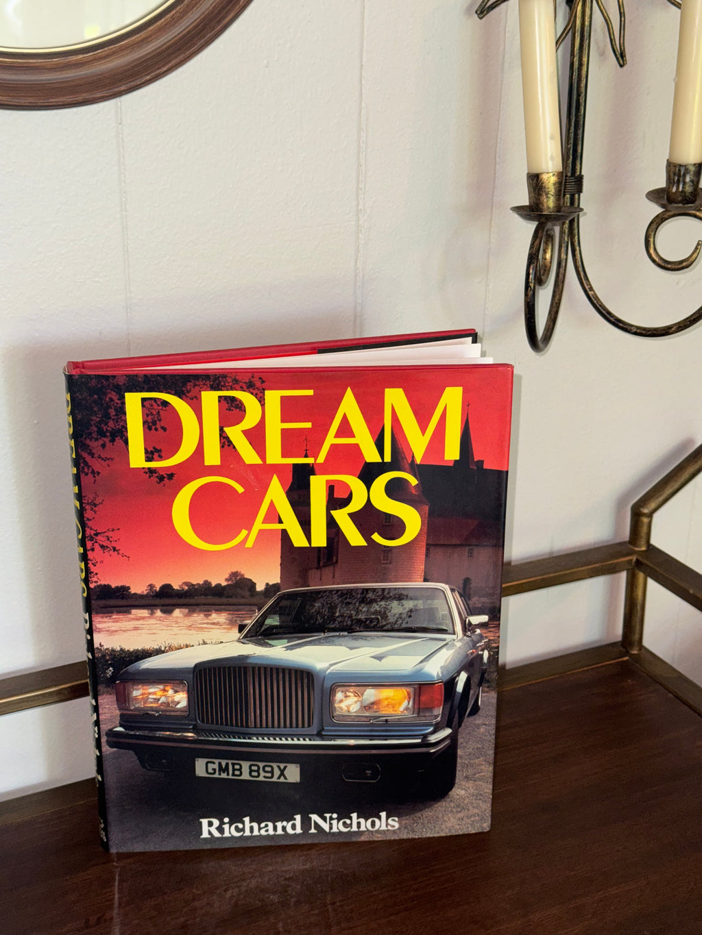Vintage 1980s “Dream Cars” by Richard Nichols Coffee Table Book