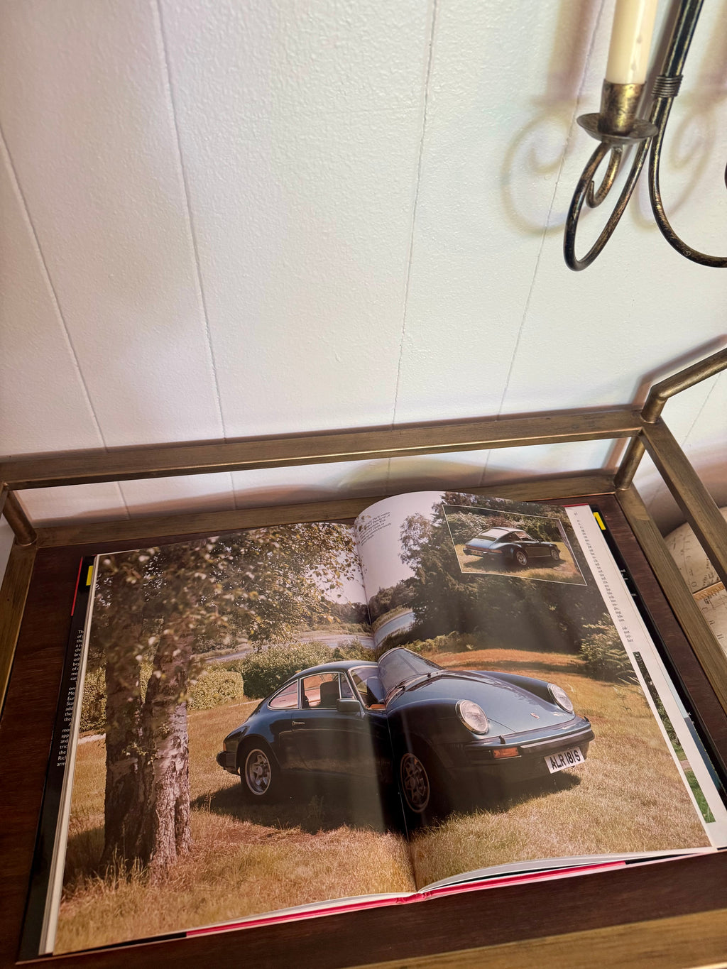 Vintage 1980s “Dream Cars” by Richard Nichols Coffee Table Book