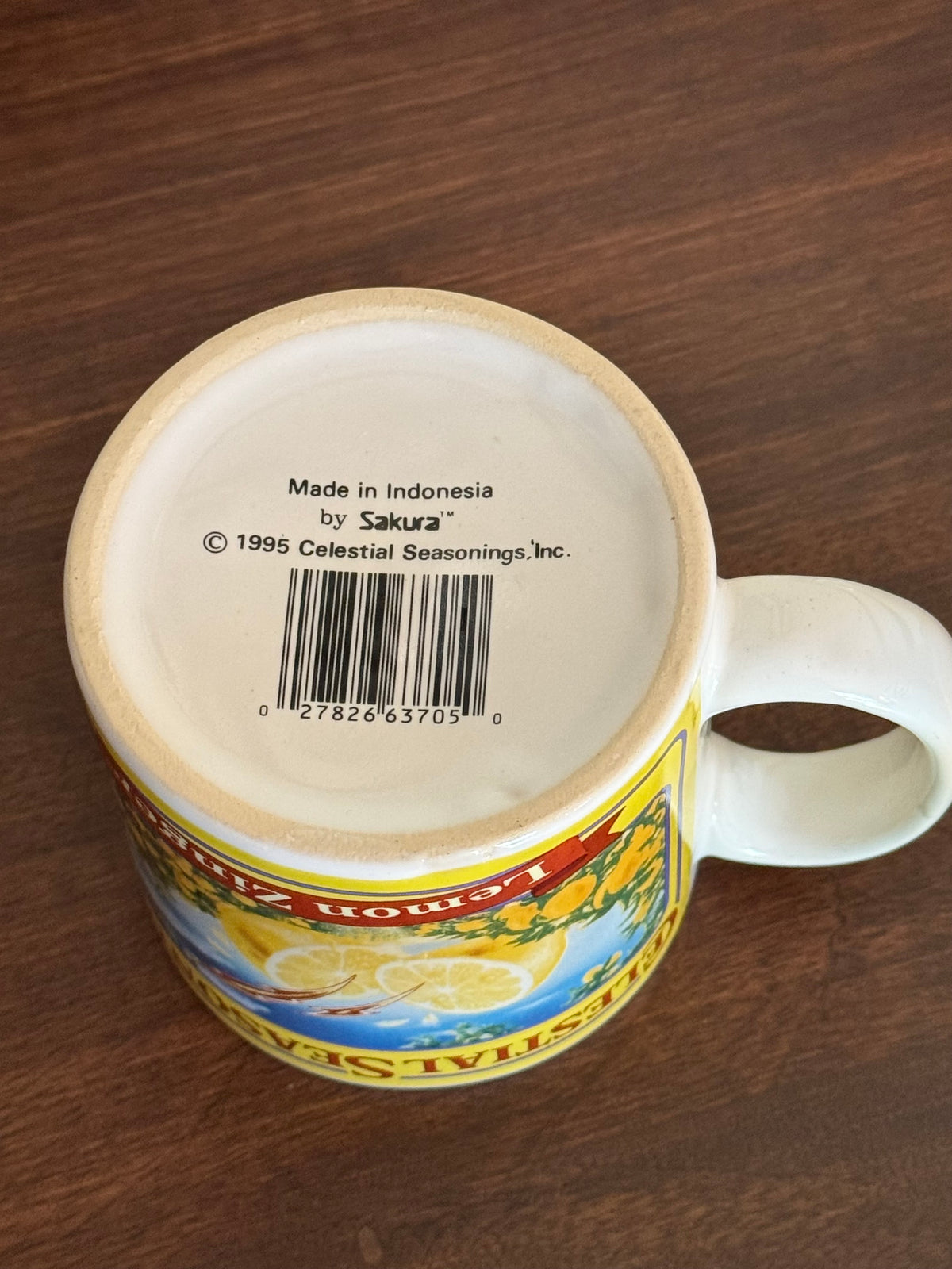 Vintage Celestial Seasonings Lemon Zinger Mug 🍋 ⚡