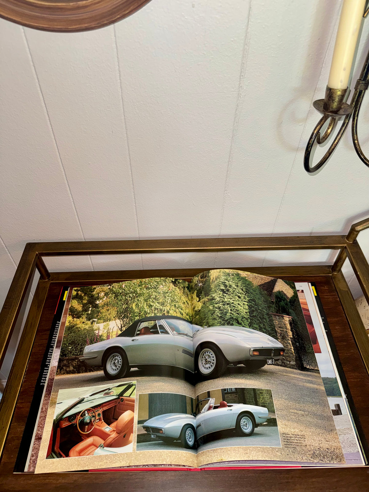 Vintage 1980s “Dream Cars” by Richard Nichols Coffee Table Book