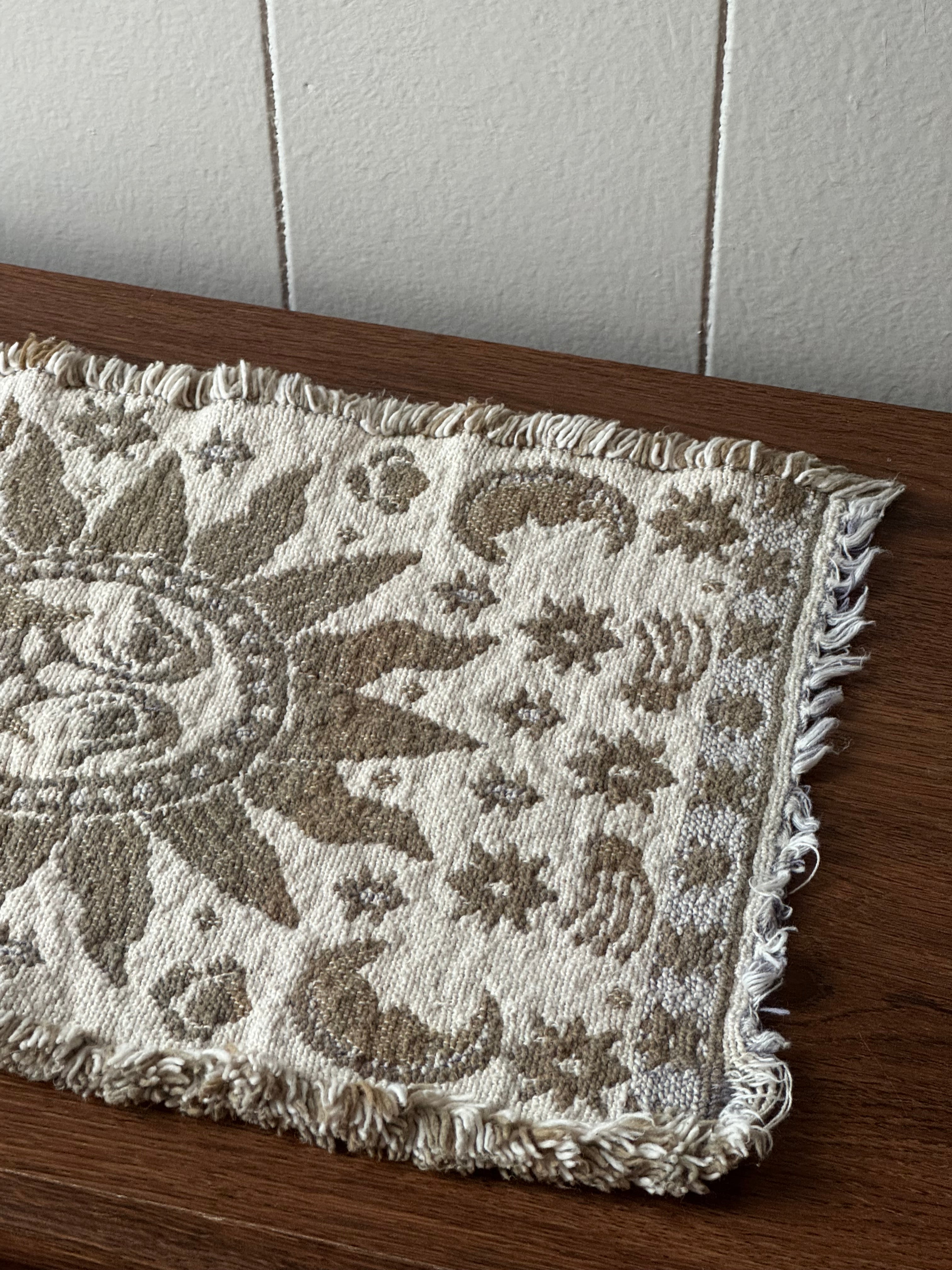 Vintage Celestial Tapestry Sun Moon and Star Placemats Set of 4 | Fringe Edge
