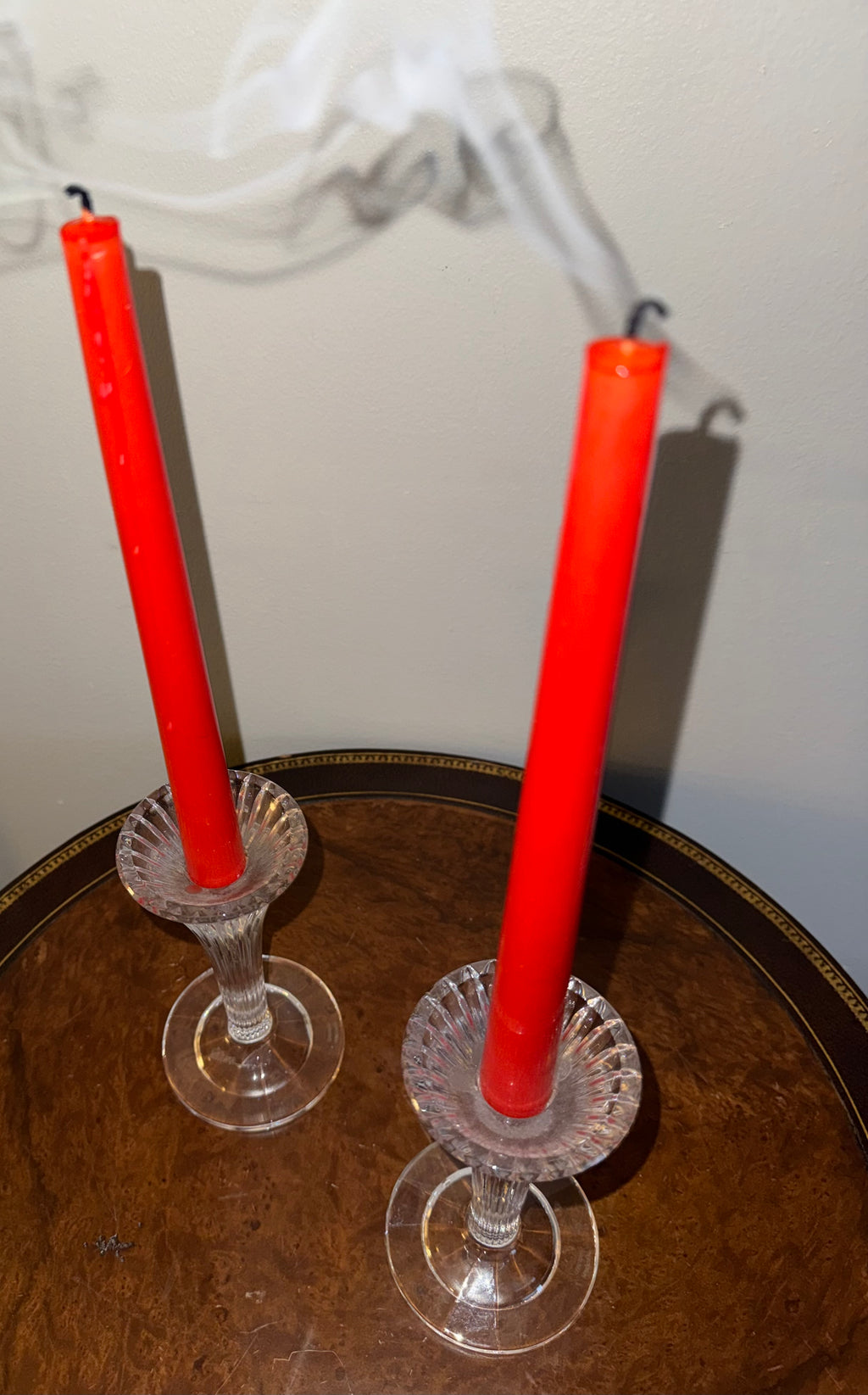 Marquis by Waterford Crystal Taper Candle Holders, Pair