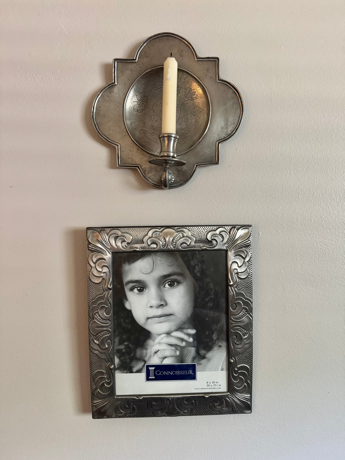 Ornate Silver-toned Connoisseur Picture Frame