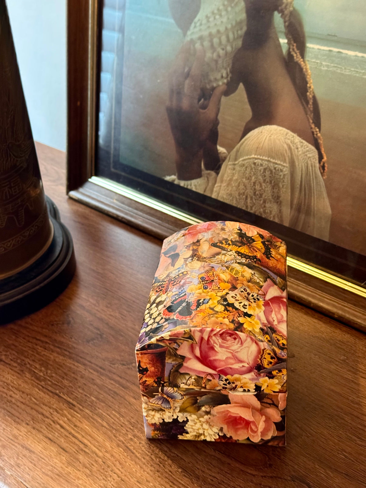 Vintage Floral Butterfly Jewelry Box ˚˖𐦍˖˚ 𓍢🌷͙֒
