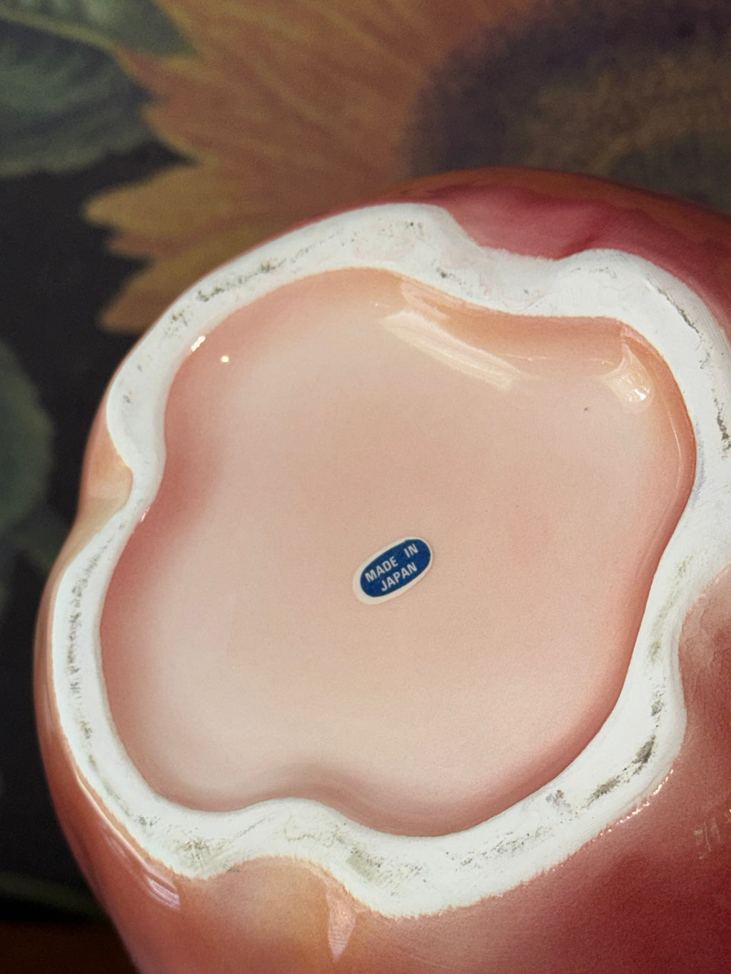 Vintage 1950s Ceramic Apple Pitcher / Made in Japan 🍎