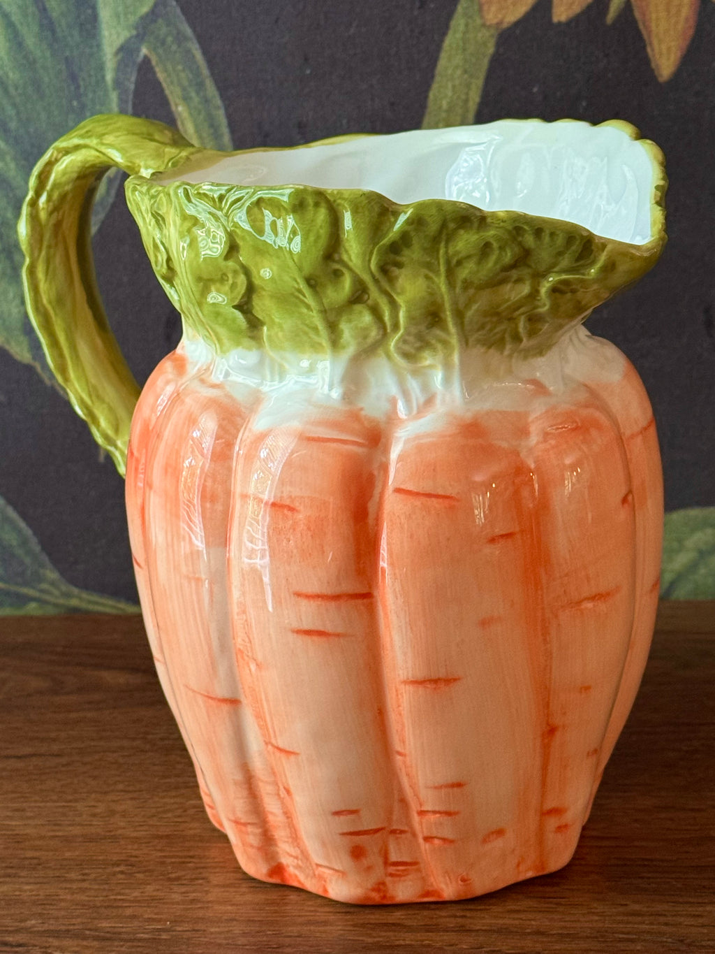 Vintage Ceramic Carrot Pitcher 🥕