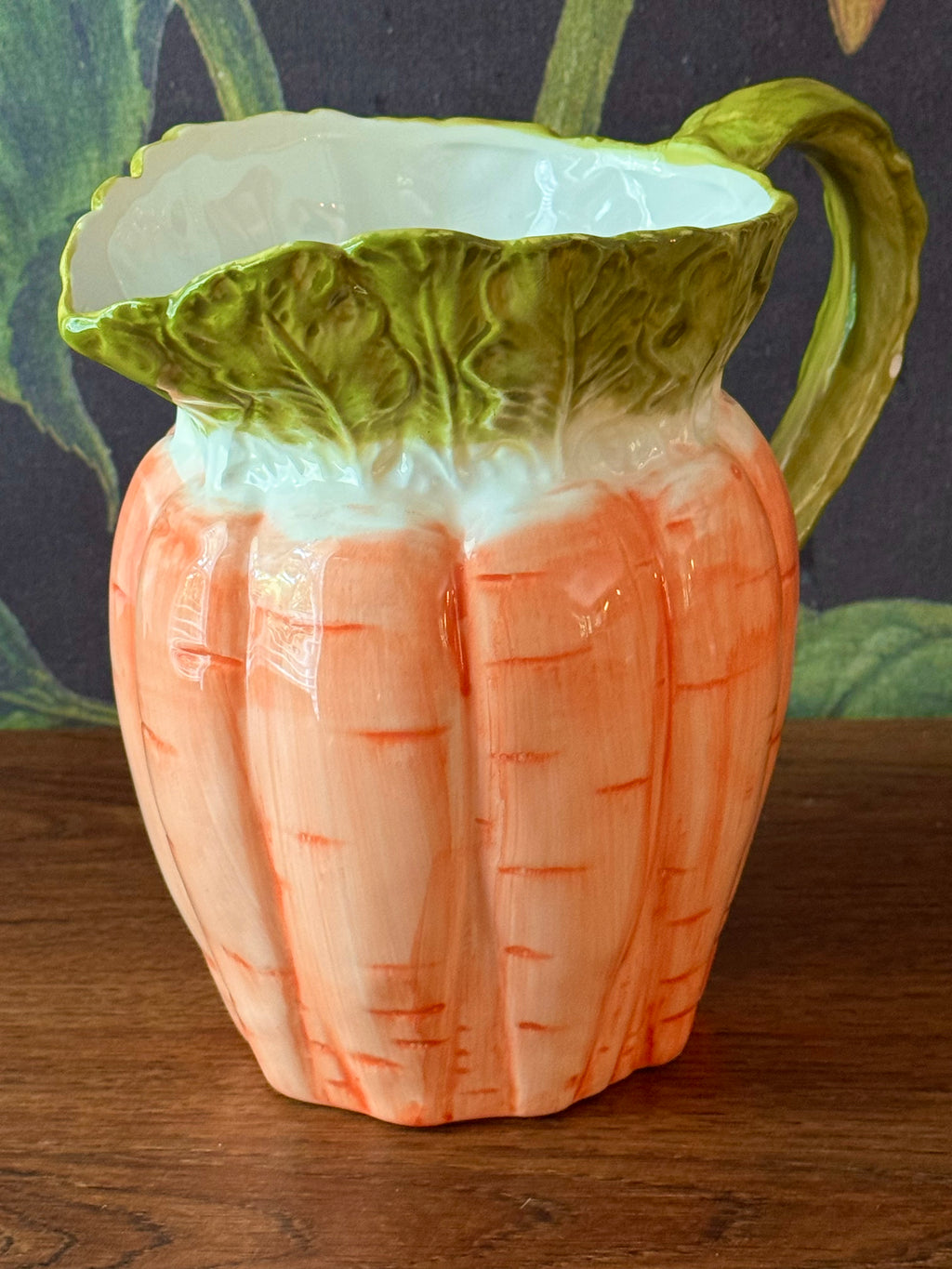 Vintage Ceramic Carrot Pitcher 🥕