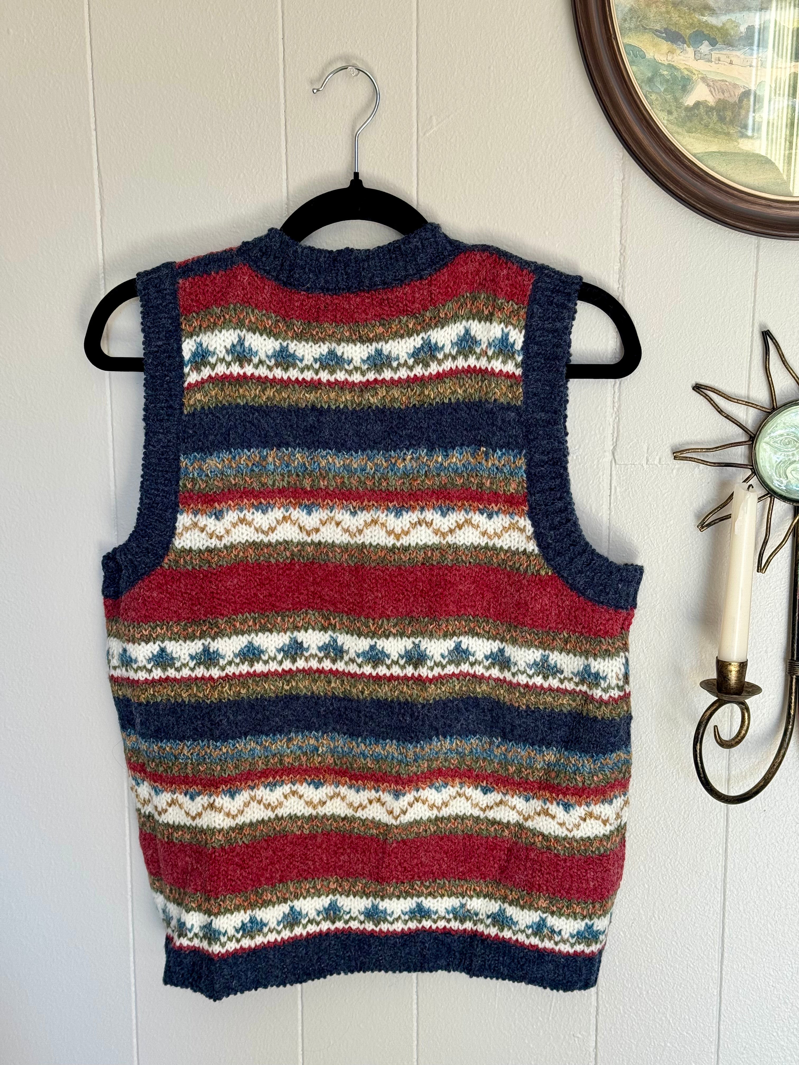 Vintage Sweater Vest NWT Size Petite Medium St. John's Bay