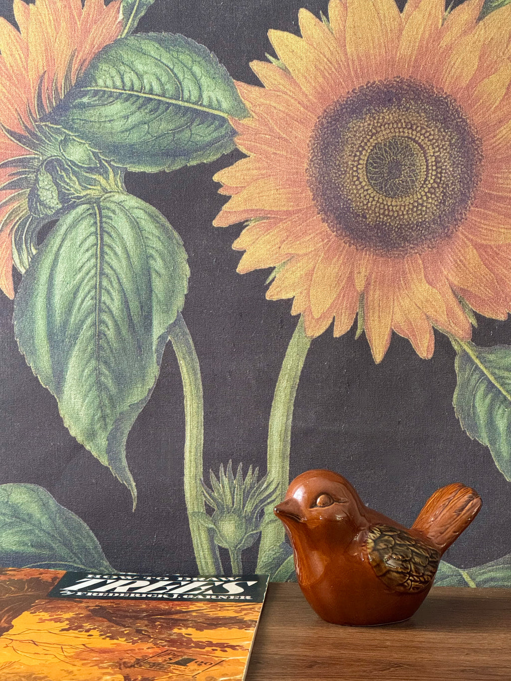 Ceramic Brown Sparrow Bird Figurine 🐦