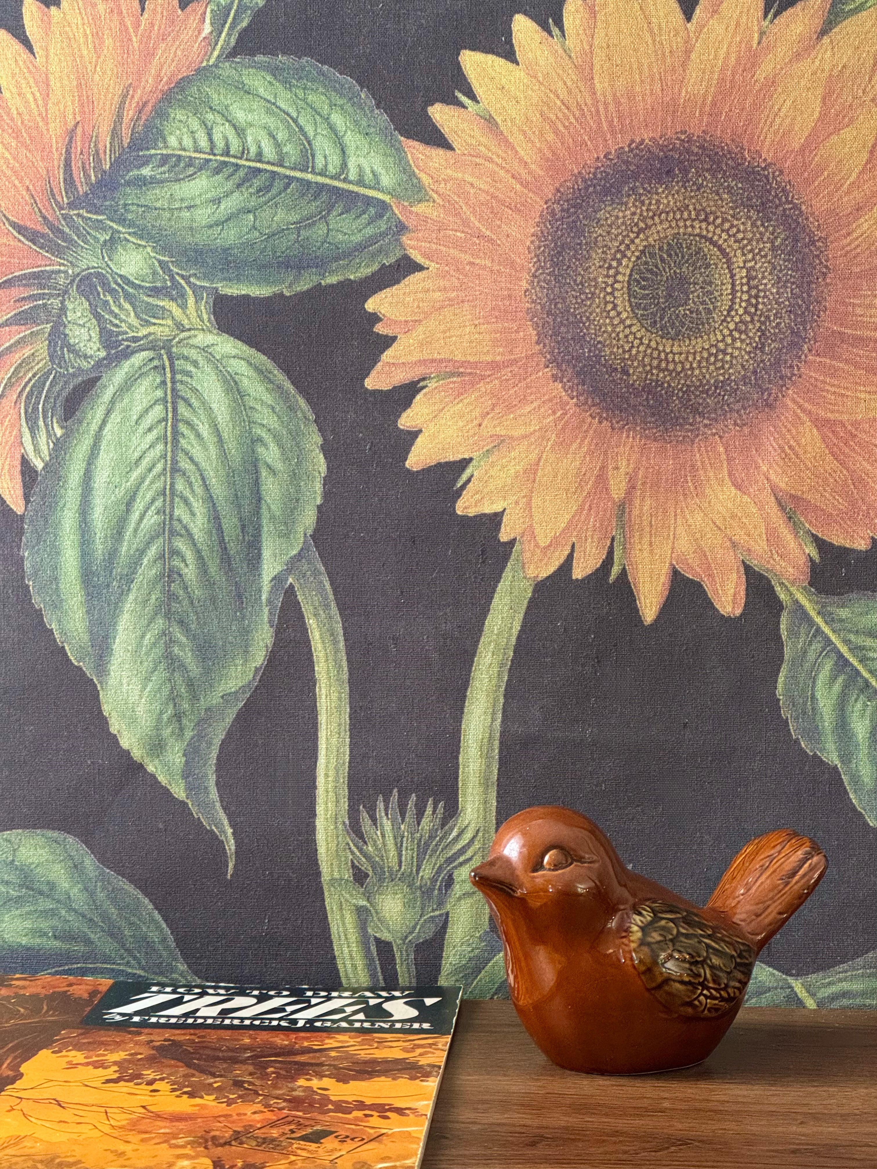 Ceramic Brown Sparrow Bird Figurine 🐦