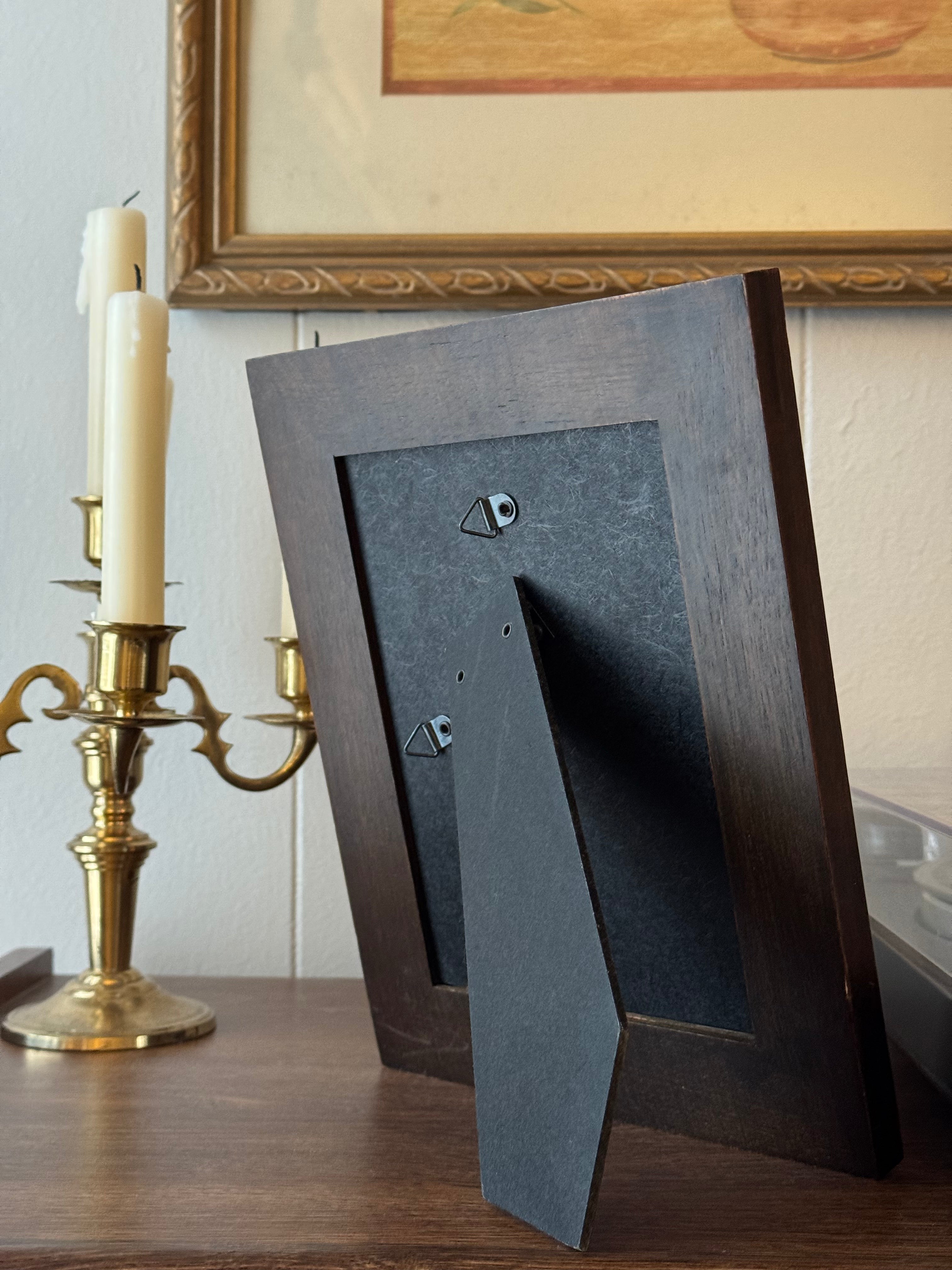 Spiral Carved 5"x7" Wood Photo Frame