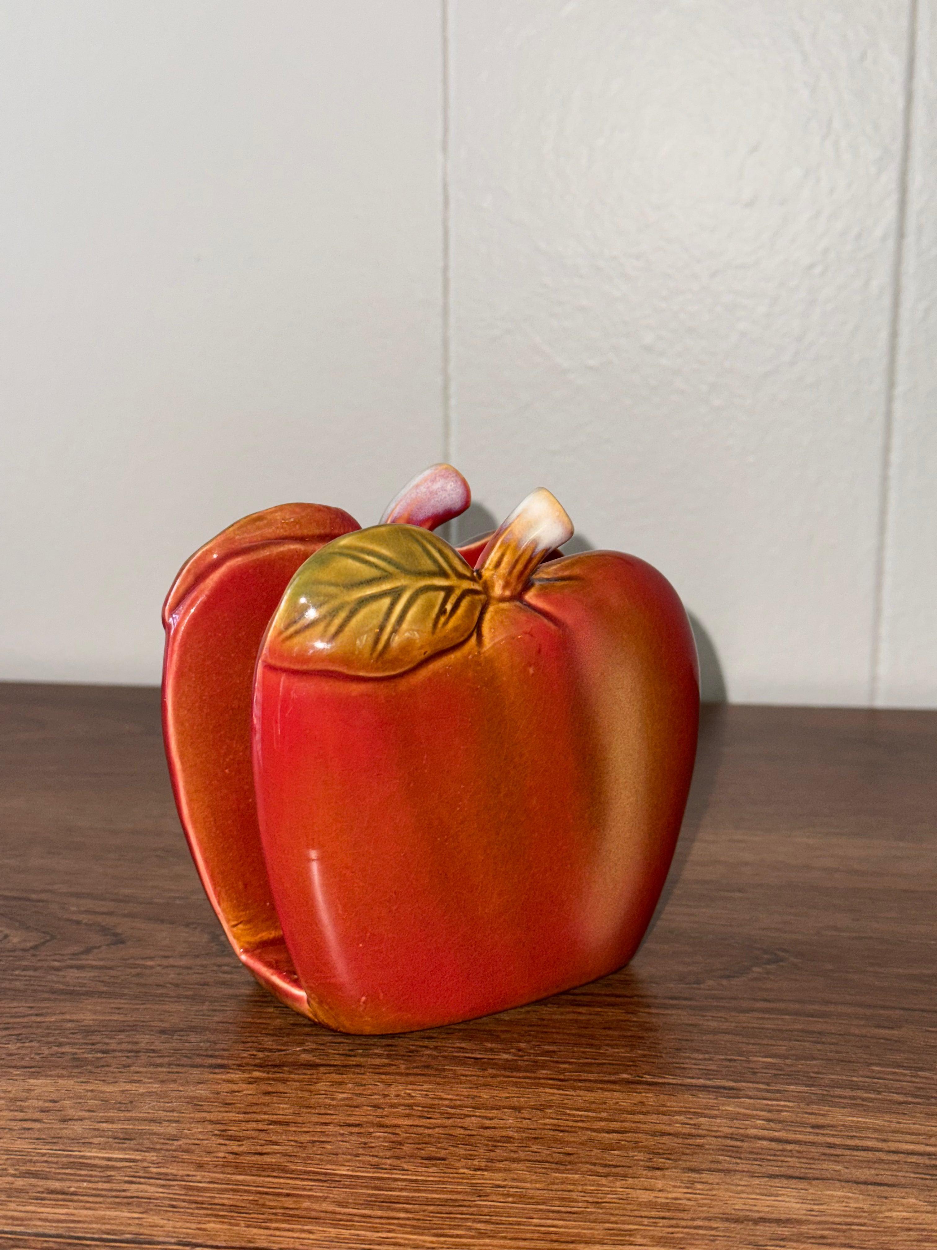 Vintage Ceramic Apple Napkin Holder 🍎
