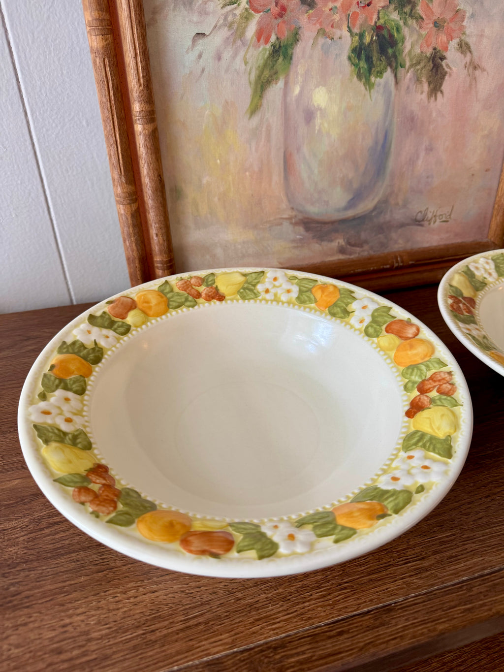 Vintage Serving Bowls / Poppytrail - Della Robbia by Metlox