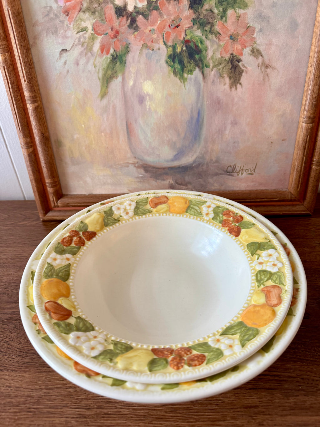 Vintage Serving Bowls / Poppytrail - Della Robbia by Metlox