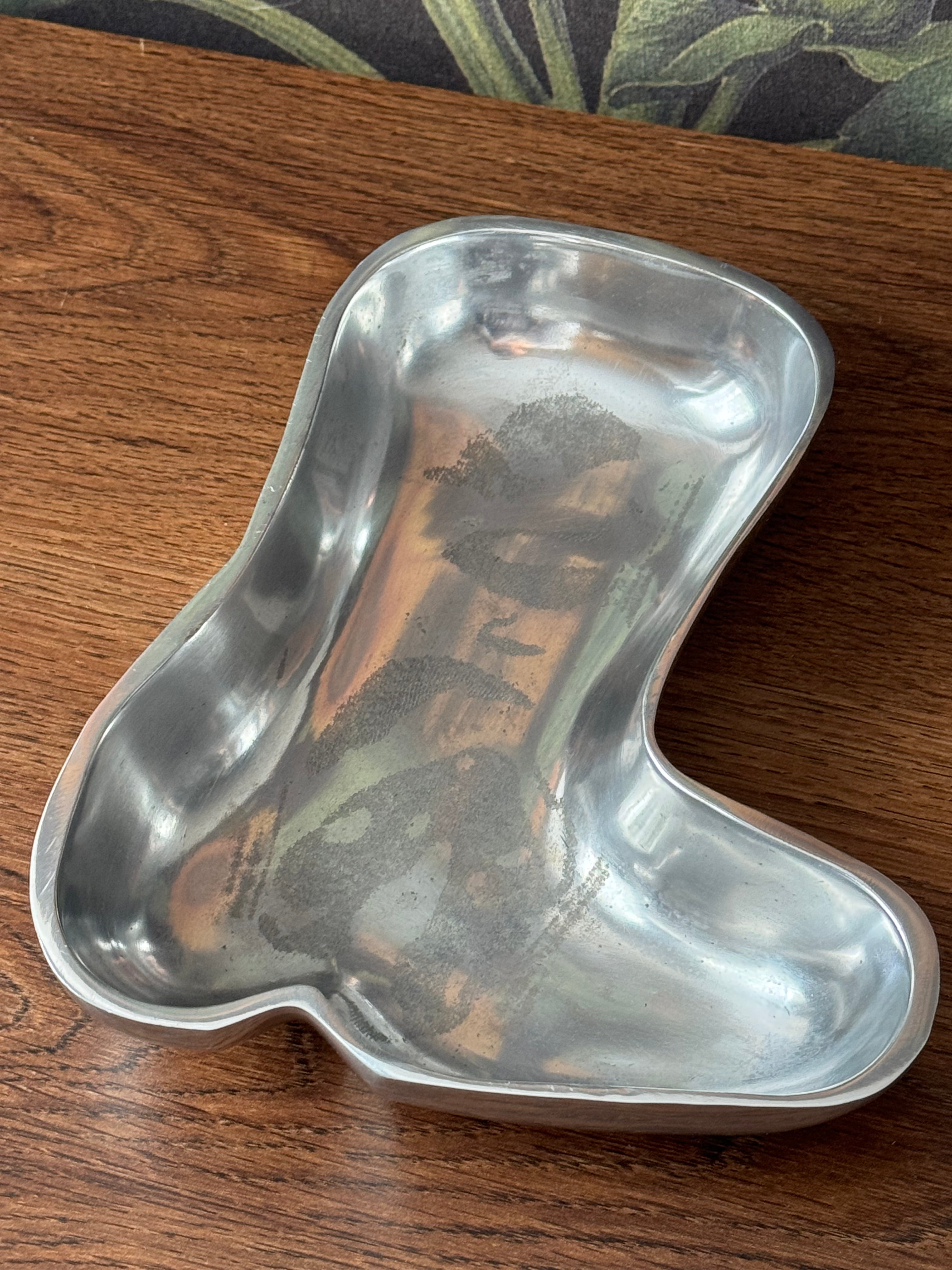 Vintage Cowboy Boot Trinket Dish / Catch-All