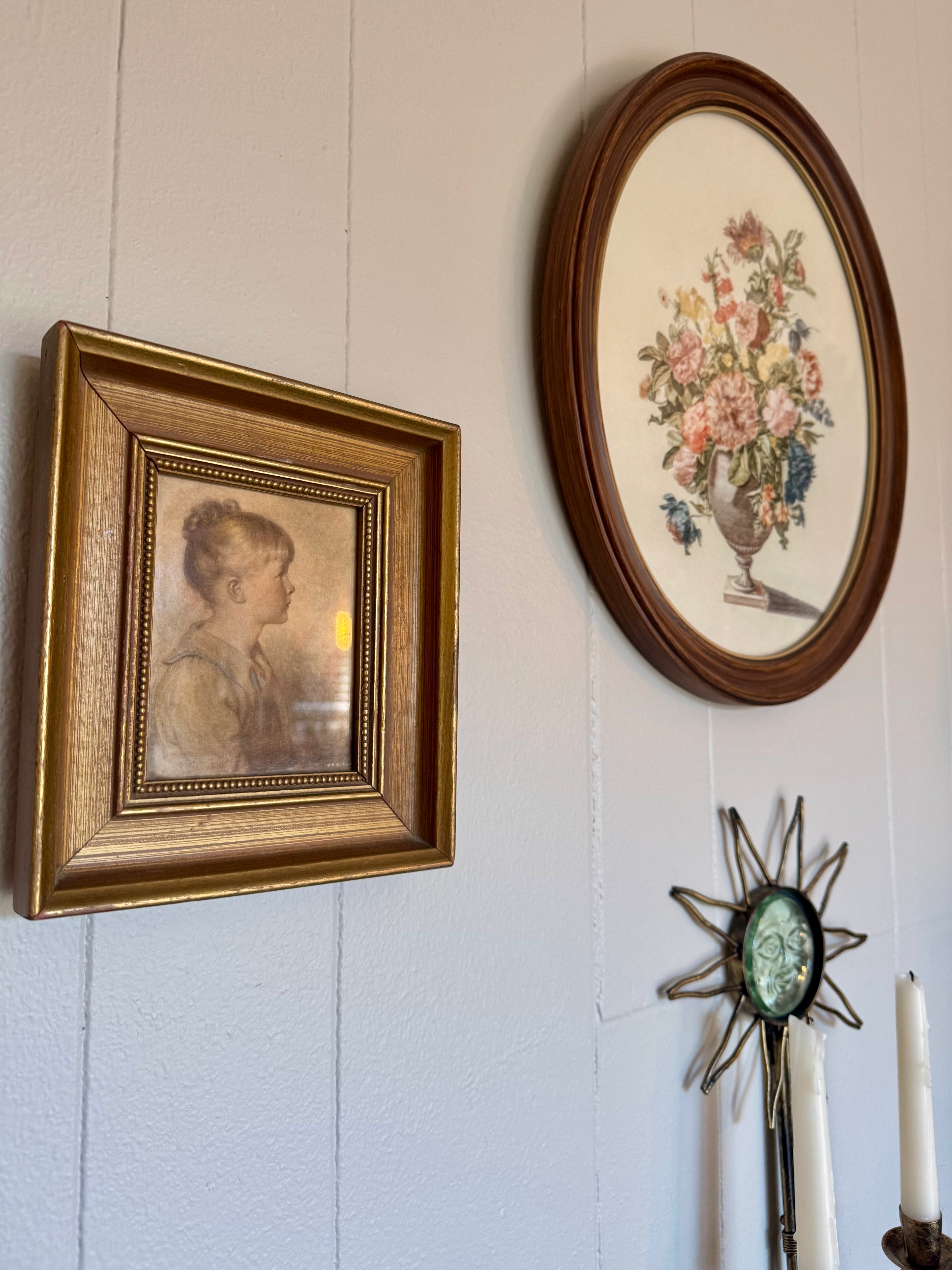 Vintage 1930s-1940s Print Titled "Charlotte" by Sydney Bell